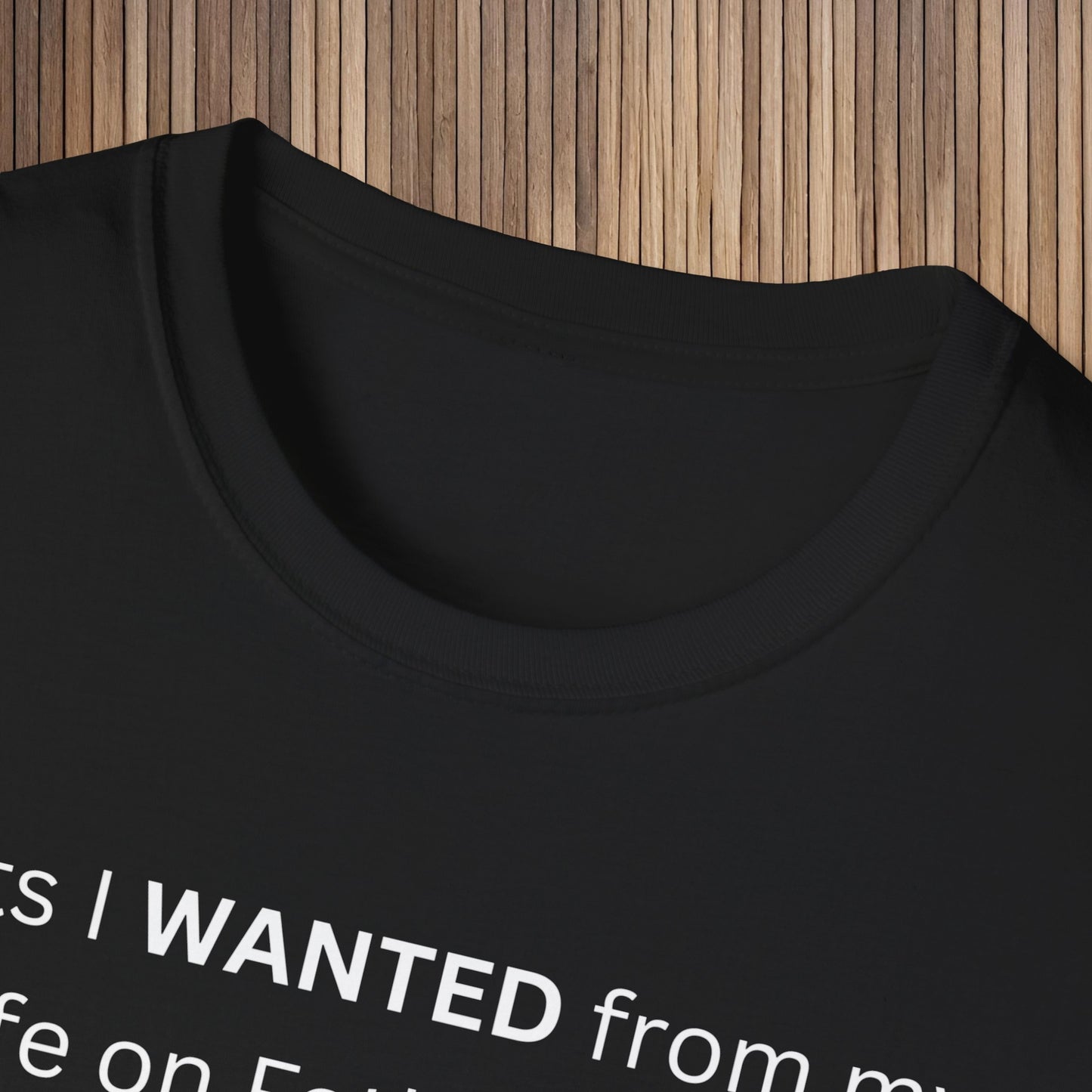 Humorous Father's Day Gift- Unisex Softstyle T-Shirt- Dark Colors