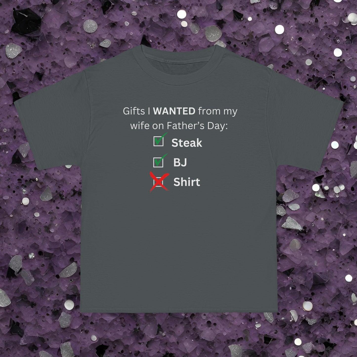 Checklist for Him Beefy-T® Short-Sleeve T-Shirt Dark