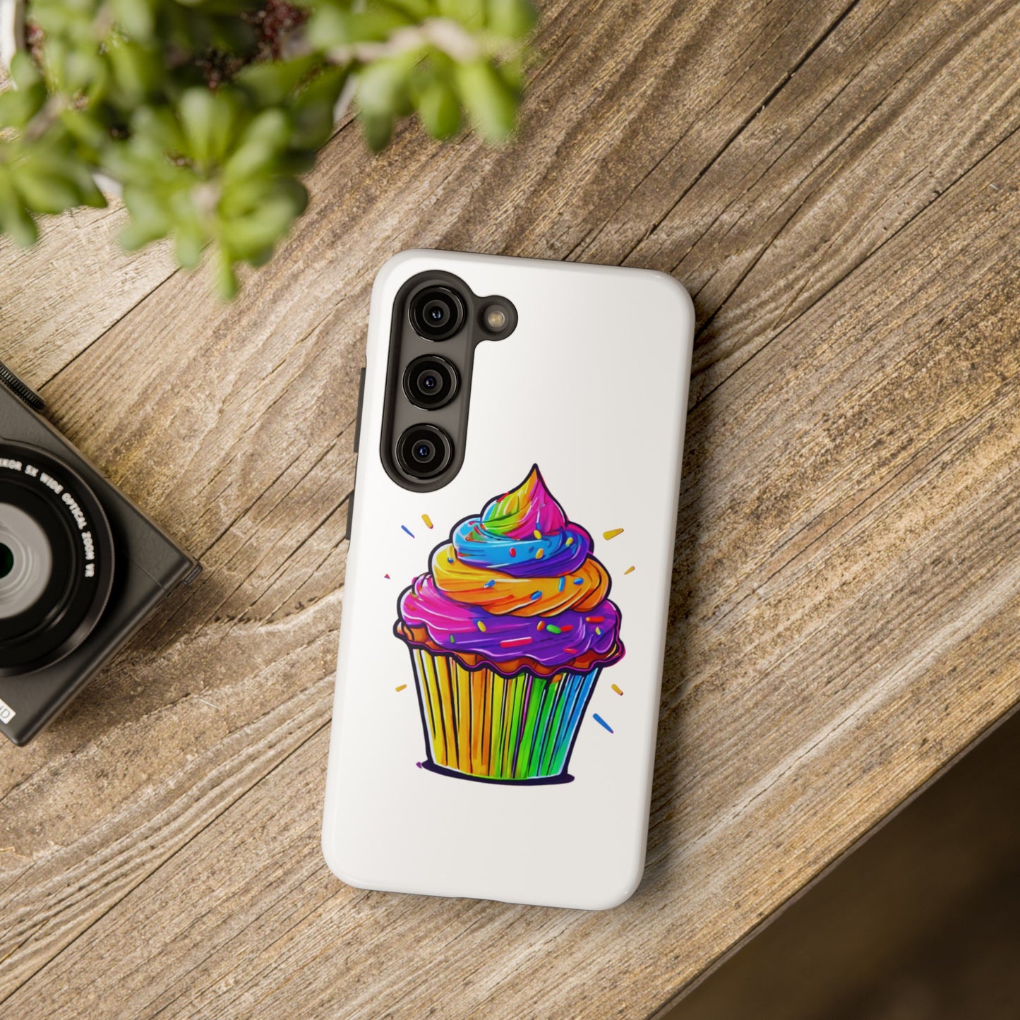 Neon Cupcake Tough Phone Cases