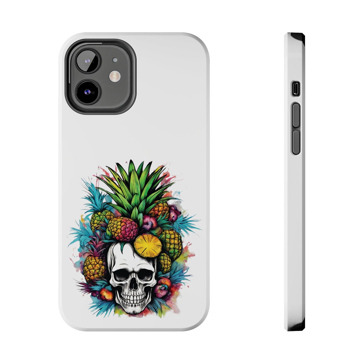 Colorful Mamba Skull Design Tough Phone Cases