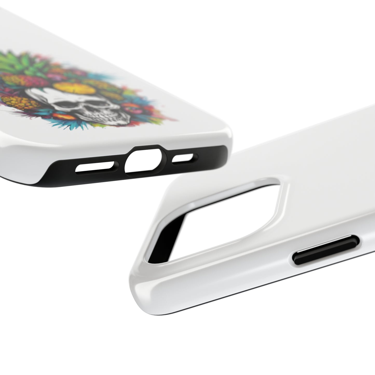 Colorful Mamba Skull Design Tough Phone Cases