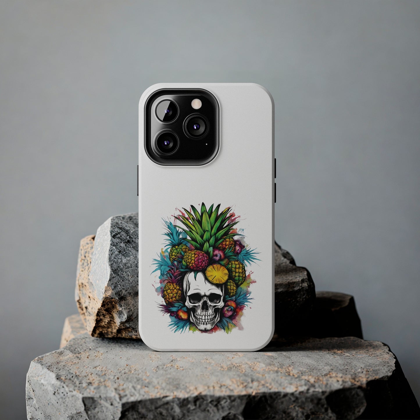 Colorful Mamba Skull Design Tough Phone Cases