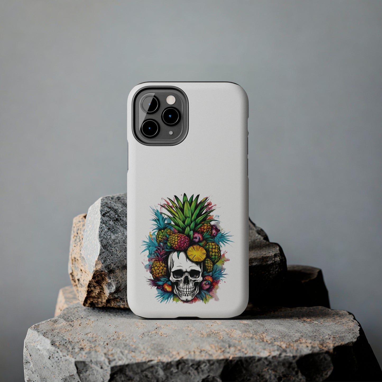 Colorful Mamba Skull Design Tough Phone Cases