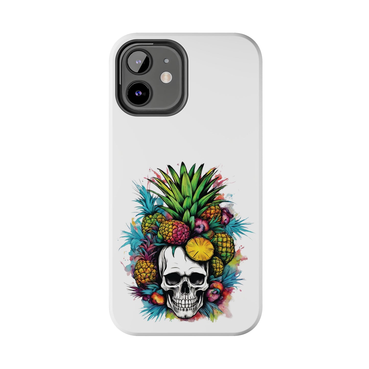 Colorful Mamba Skull Design Tough Phone Cases