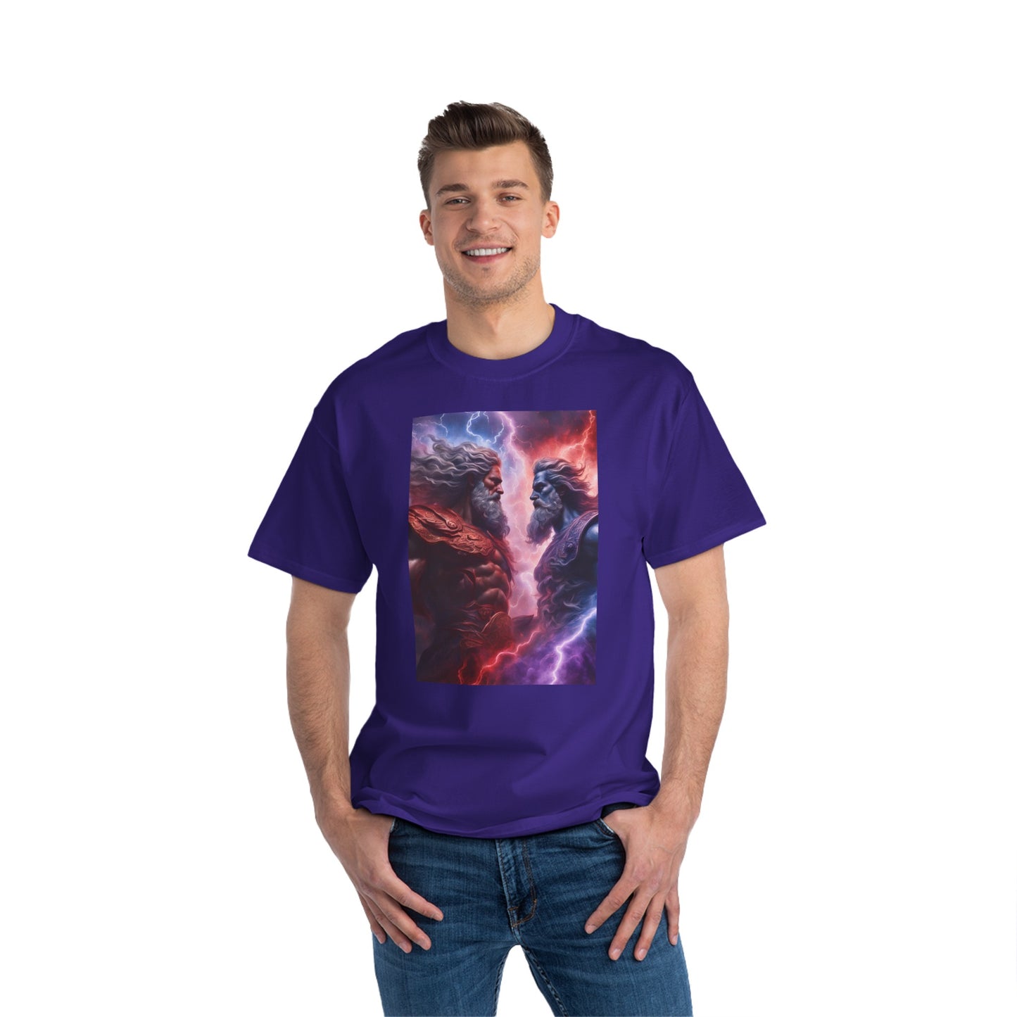 Zeus vs Odin Beefy-T® Short-Sleeve T-Shirt