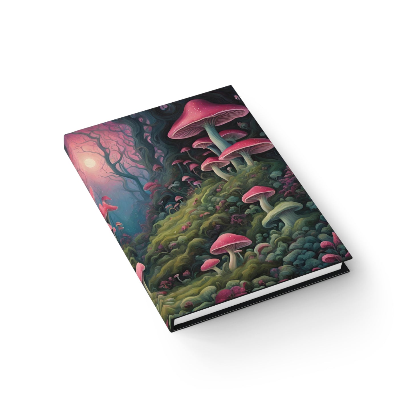 Mushrooms Sunset - Blank Doodle Book
