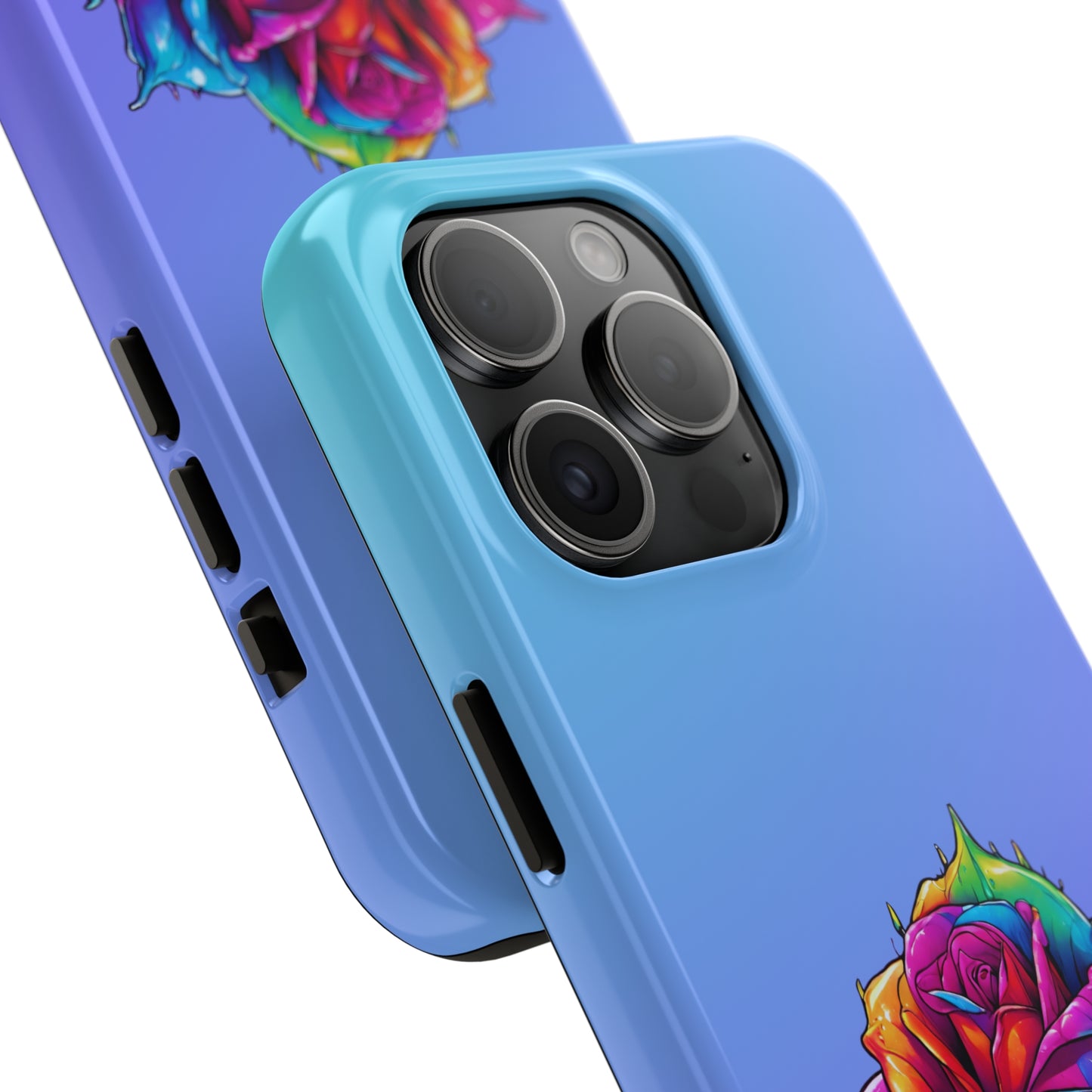 Rose Bleeding Colors Tough Phone Cases