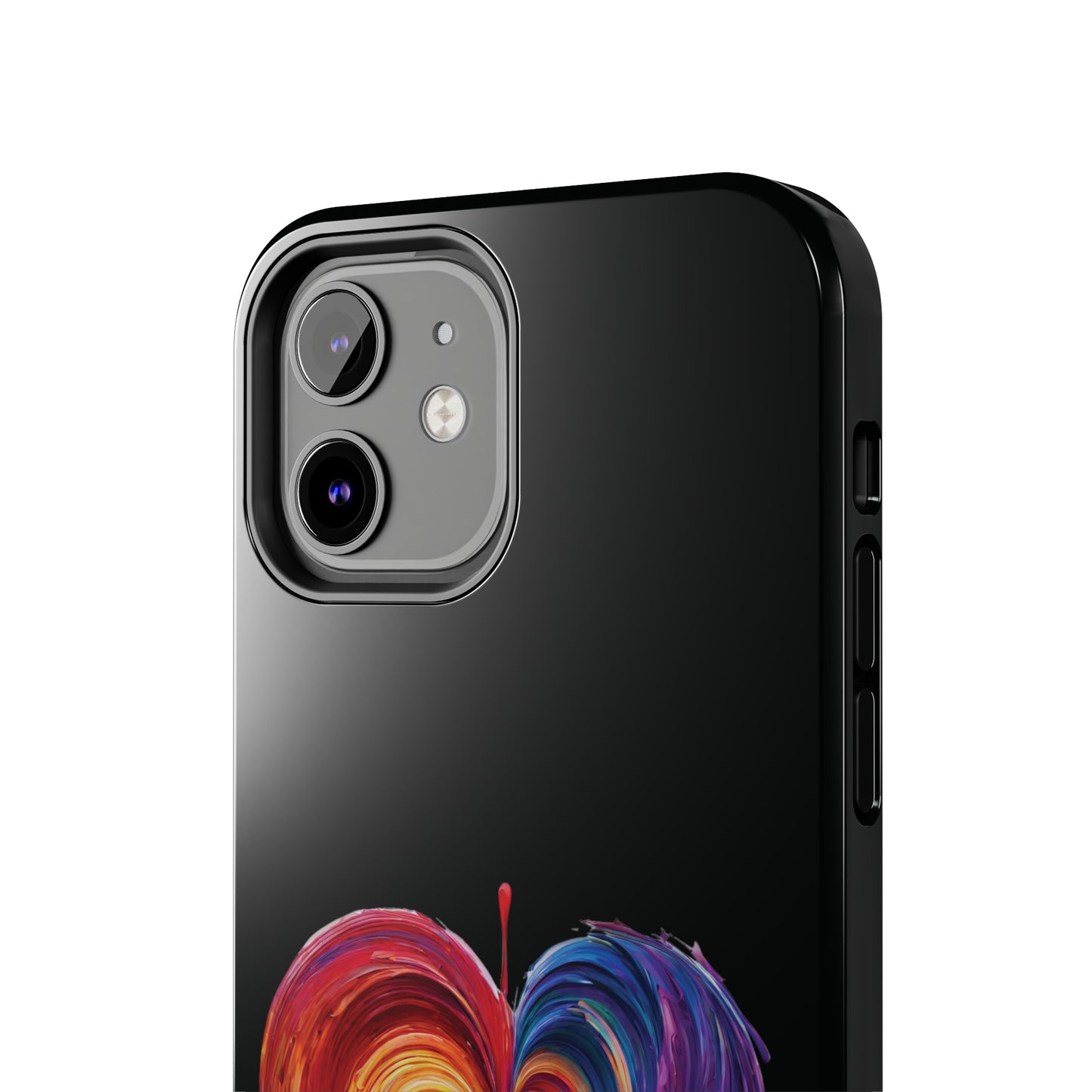 Heart Bleeding Colors Design Tough Phone Cases