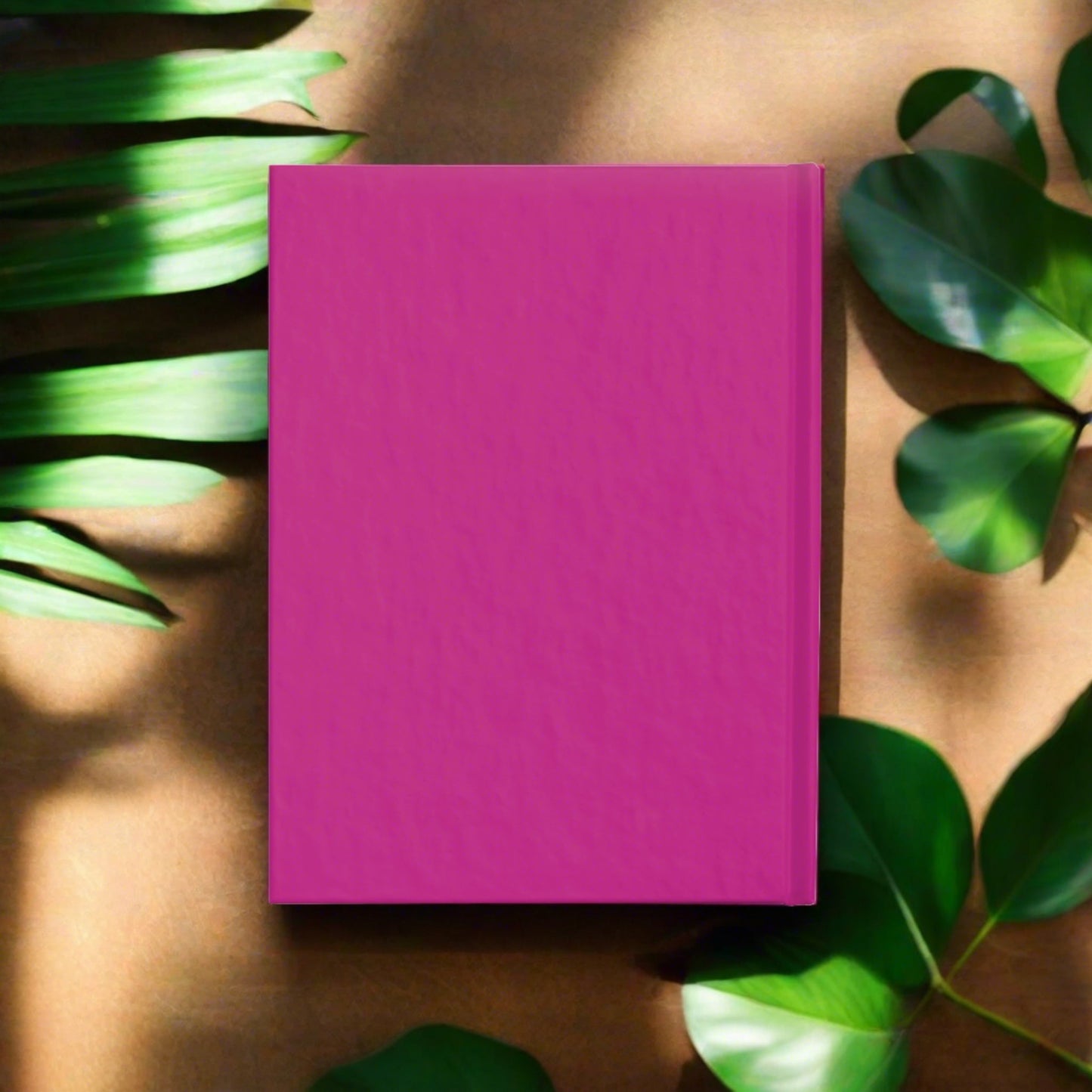 Colorful Mamba Skull on Pink Journal - Blank Tropical