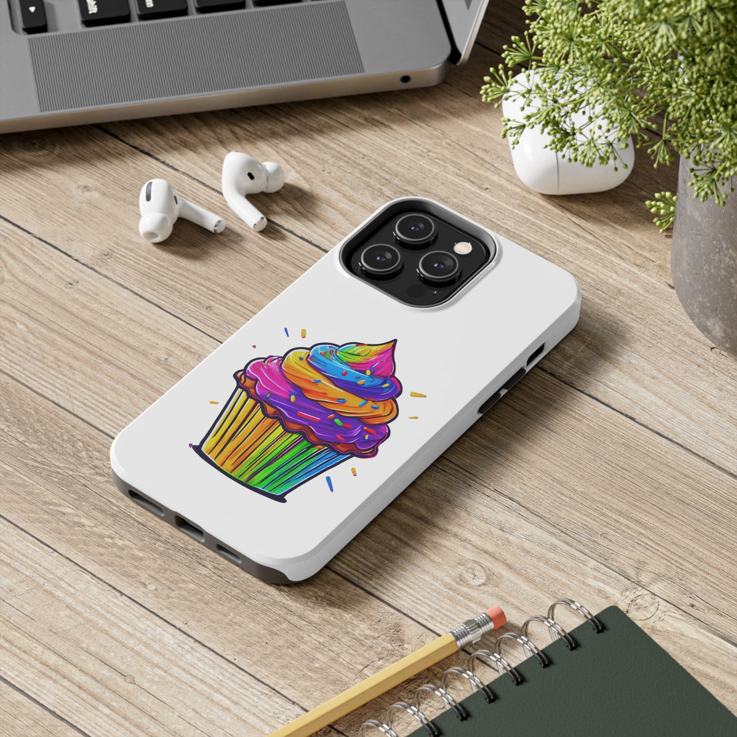 Neon Cupcake Tough Phone Cases