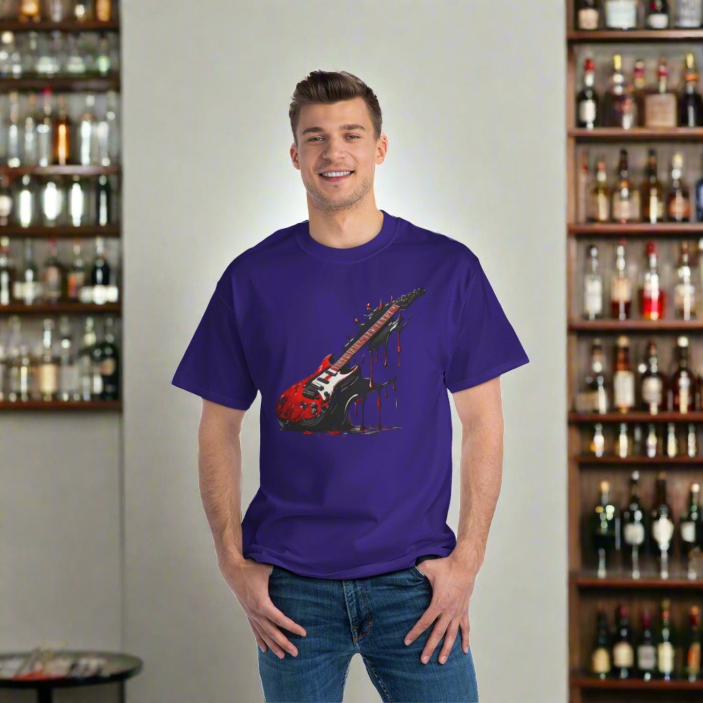 Splattered Guitar Beefy-T® Short-Sleeve T-Shirt