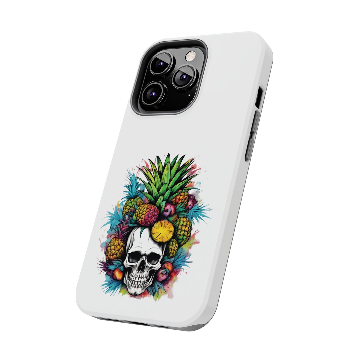 Colorful Mamba Skull Design Tough Phone Cases