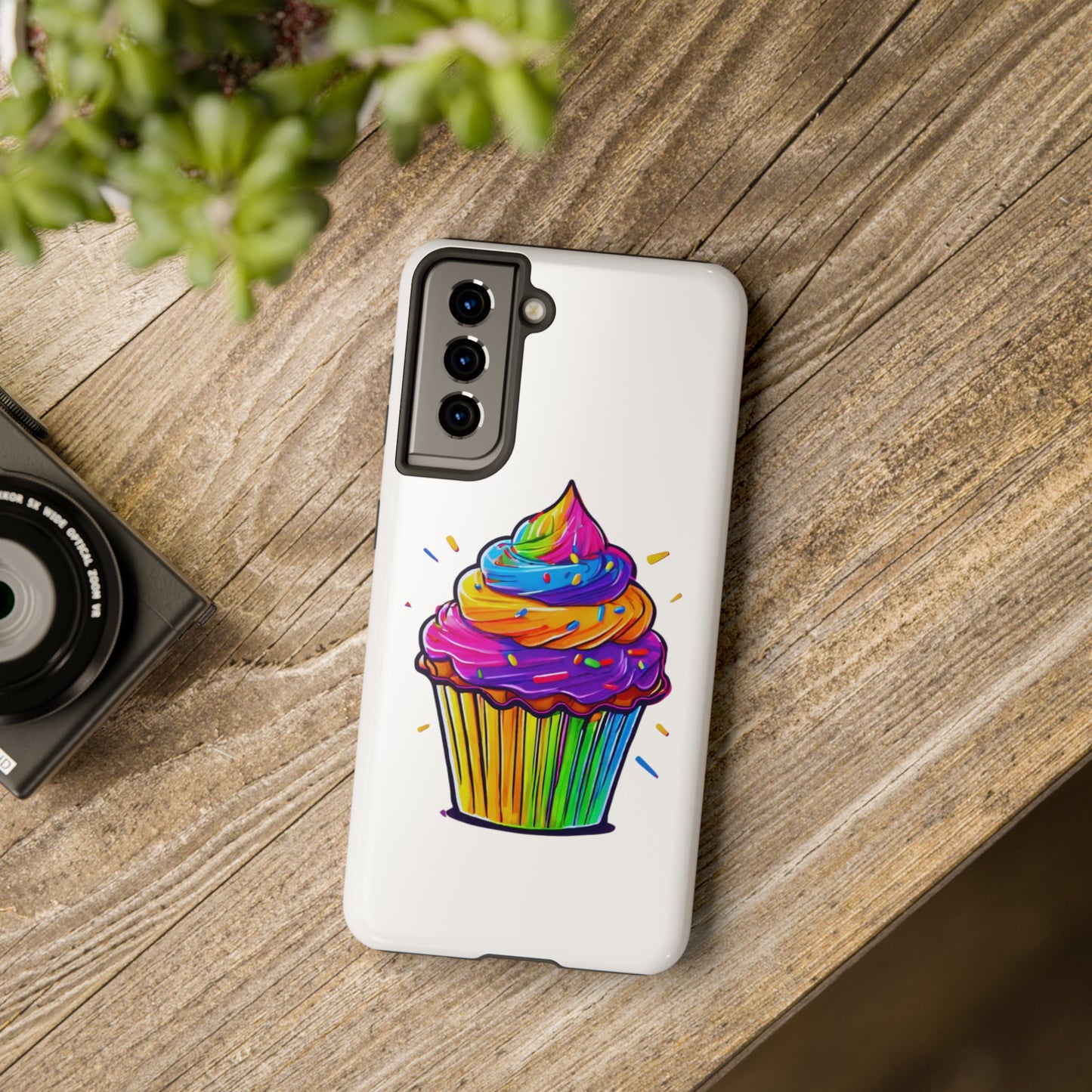 Neon Cupcake Tough Phone Cases