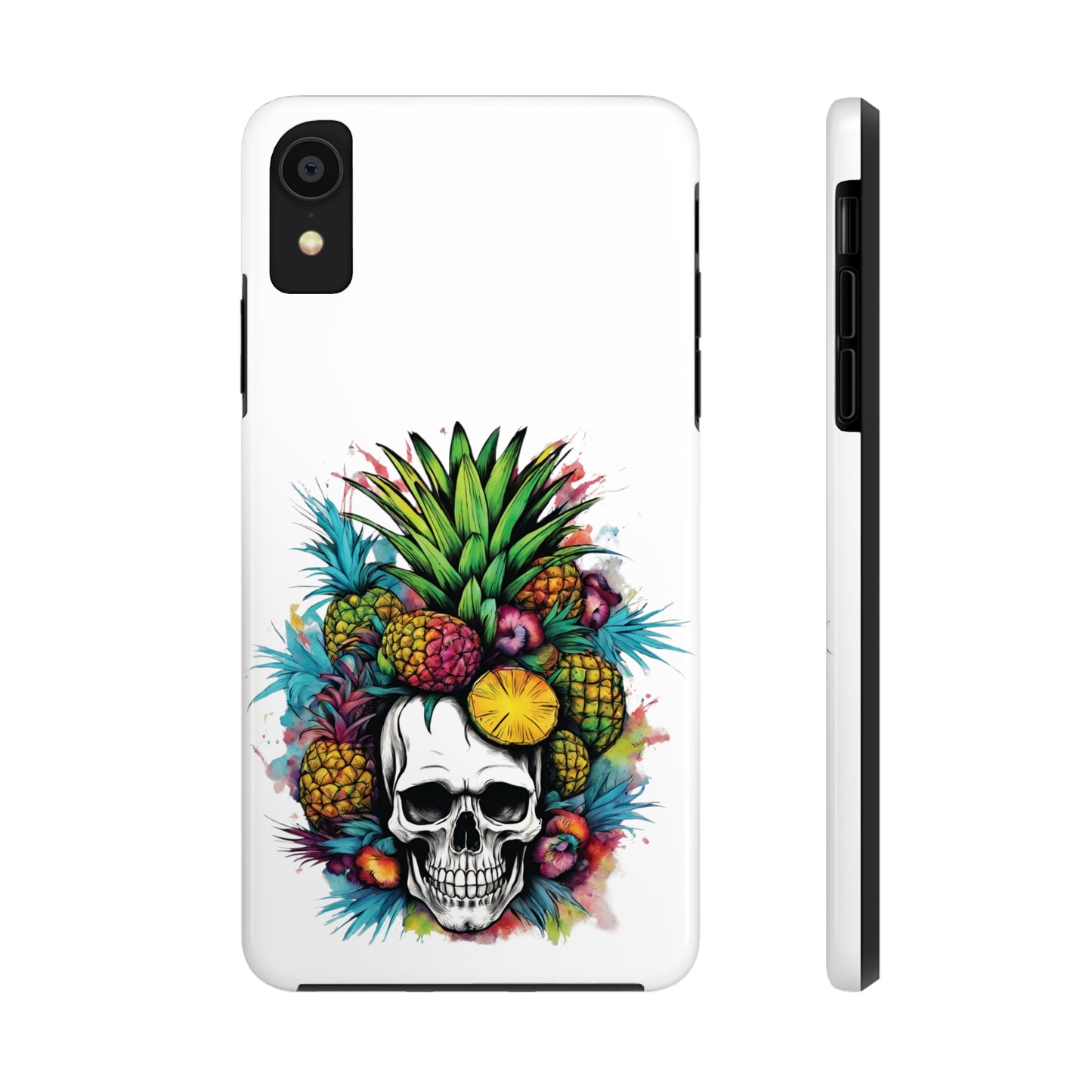 Colorful Mamba Skull Design Tough Phone Cases
