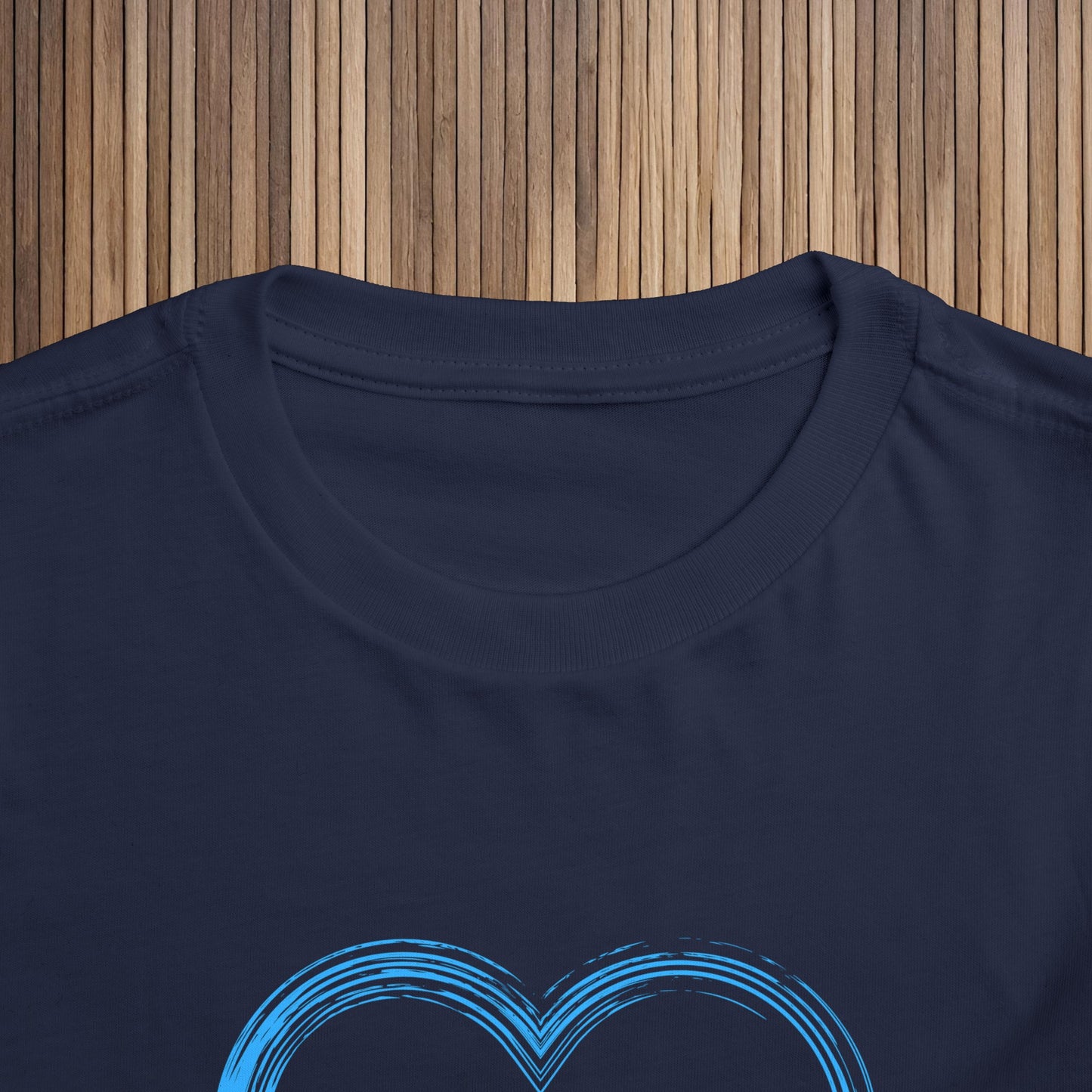 Blue "Mommy Loves Me" Toddler Short Sleeve Tee