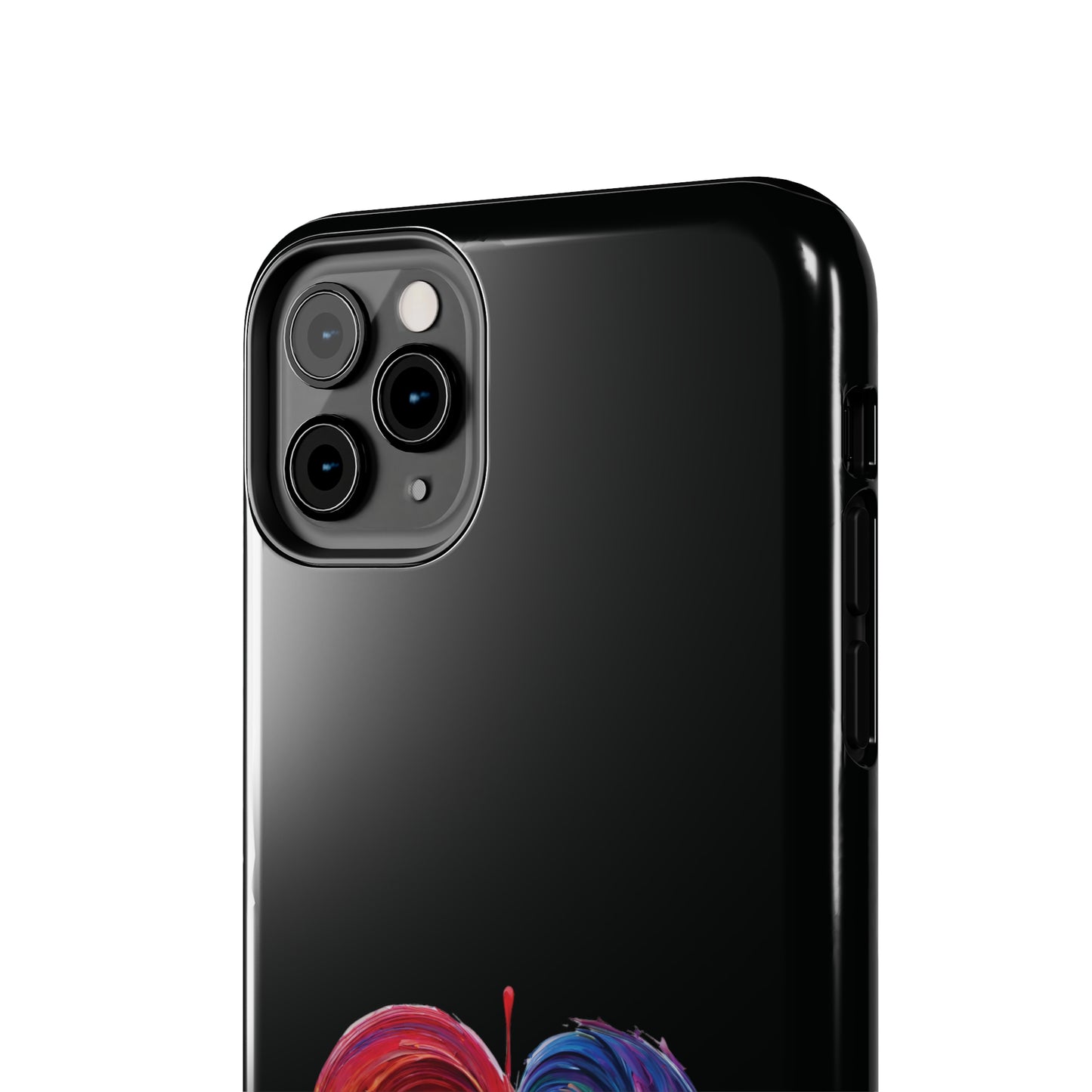 Heart Bleeding Colors Design Tough Phone Cases