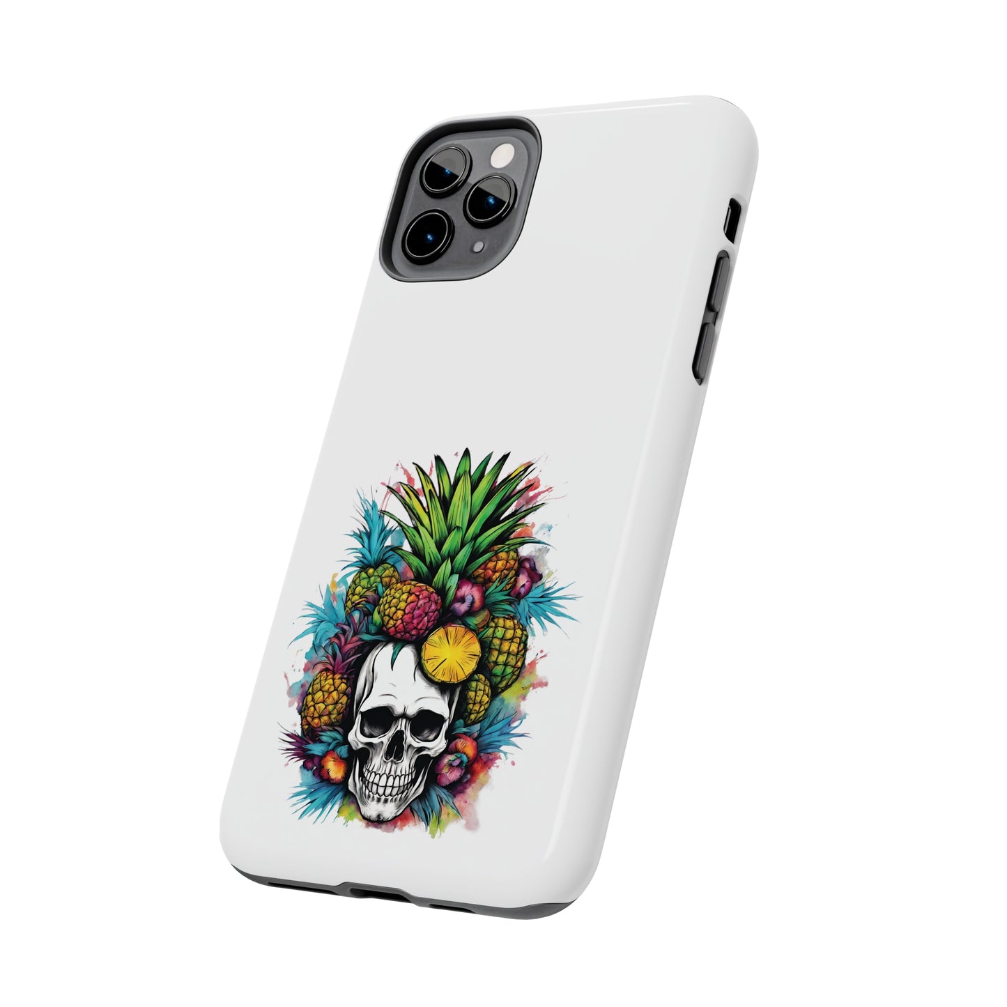 Colorful Mamba Skull Design Tough Phone Cases