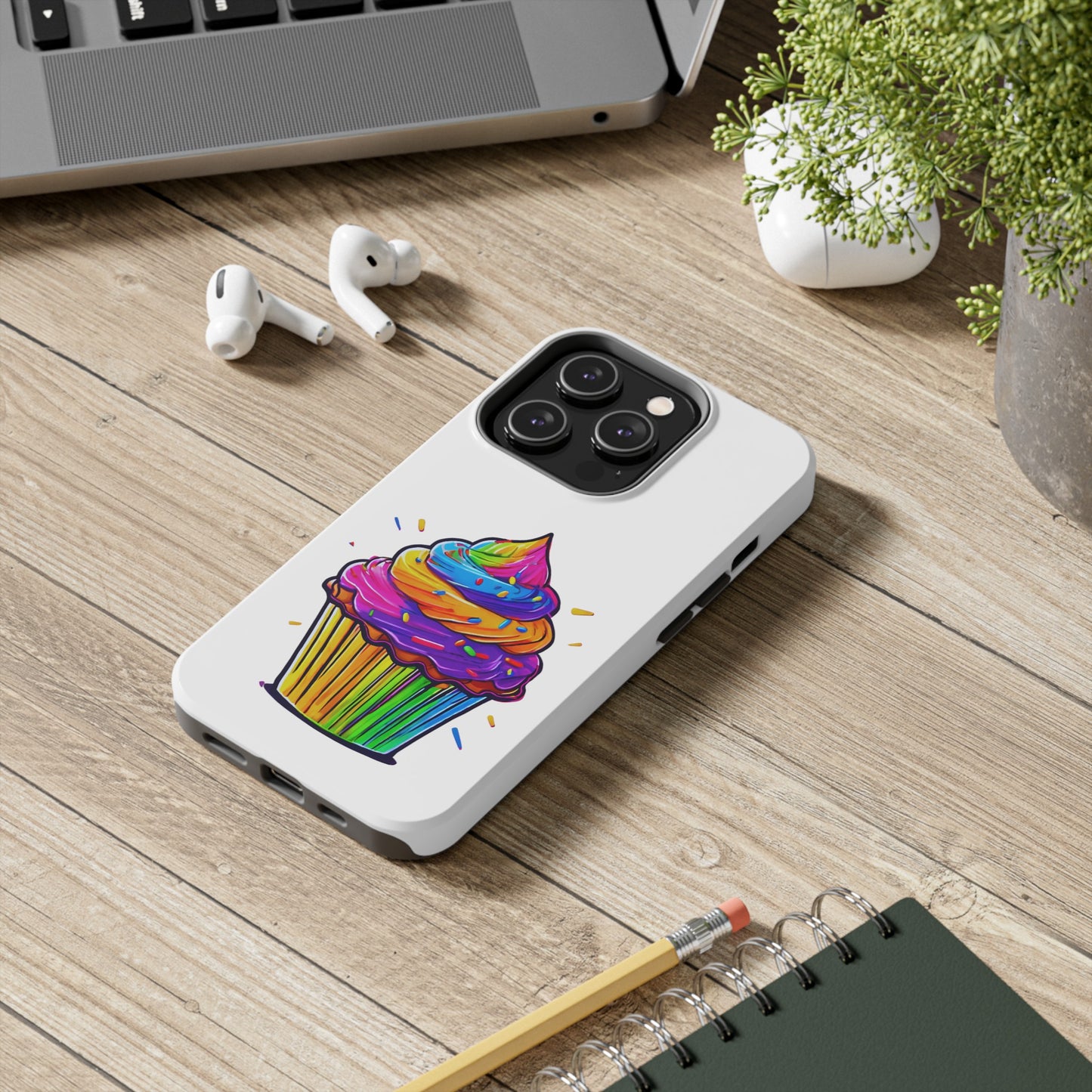 Neon Cupcake Tough Phone Cases