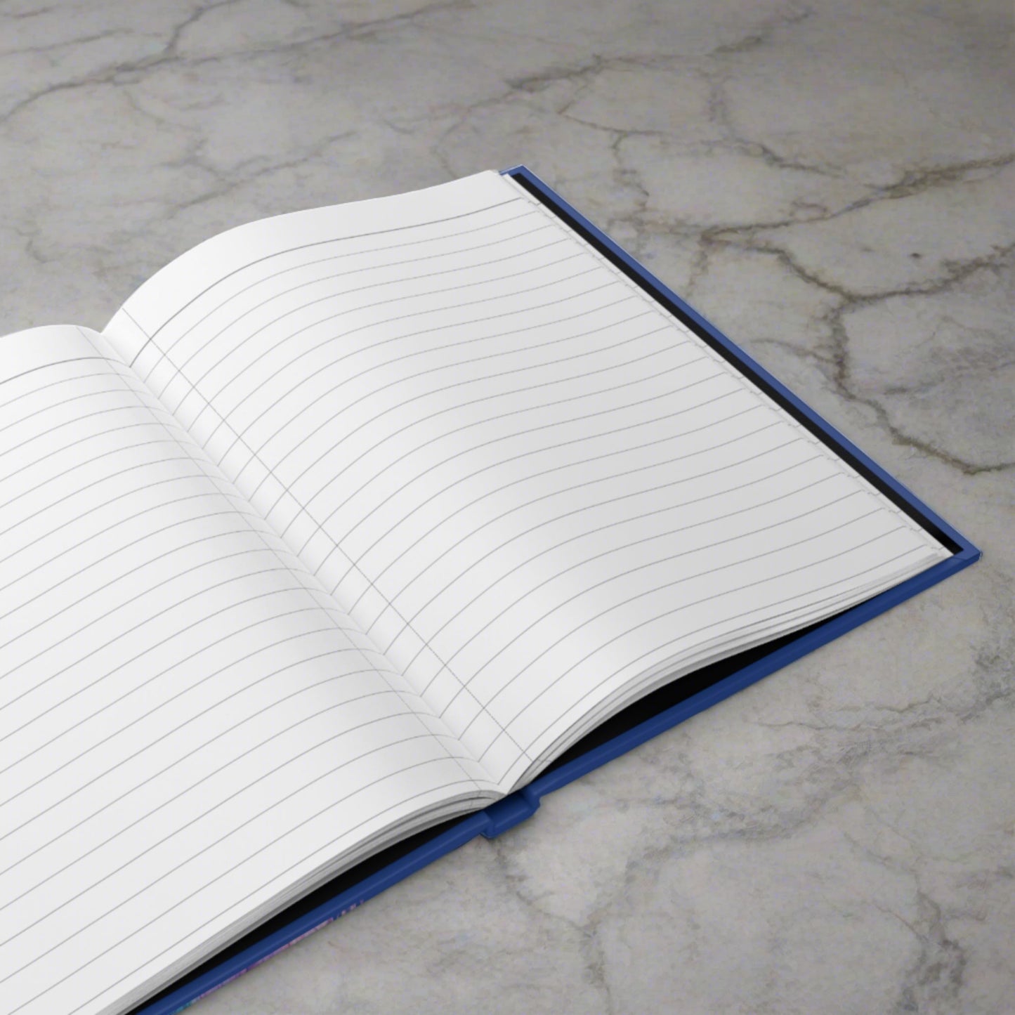 Angel on Dark Blue Hardcover Journal Matte