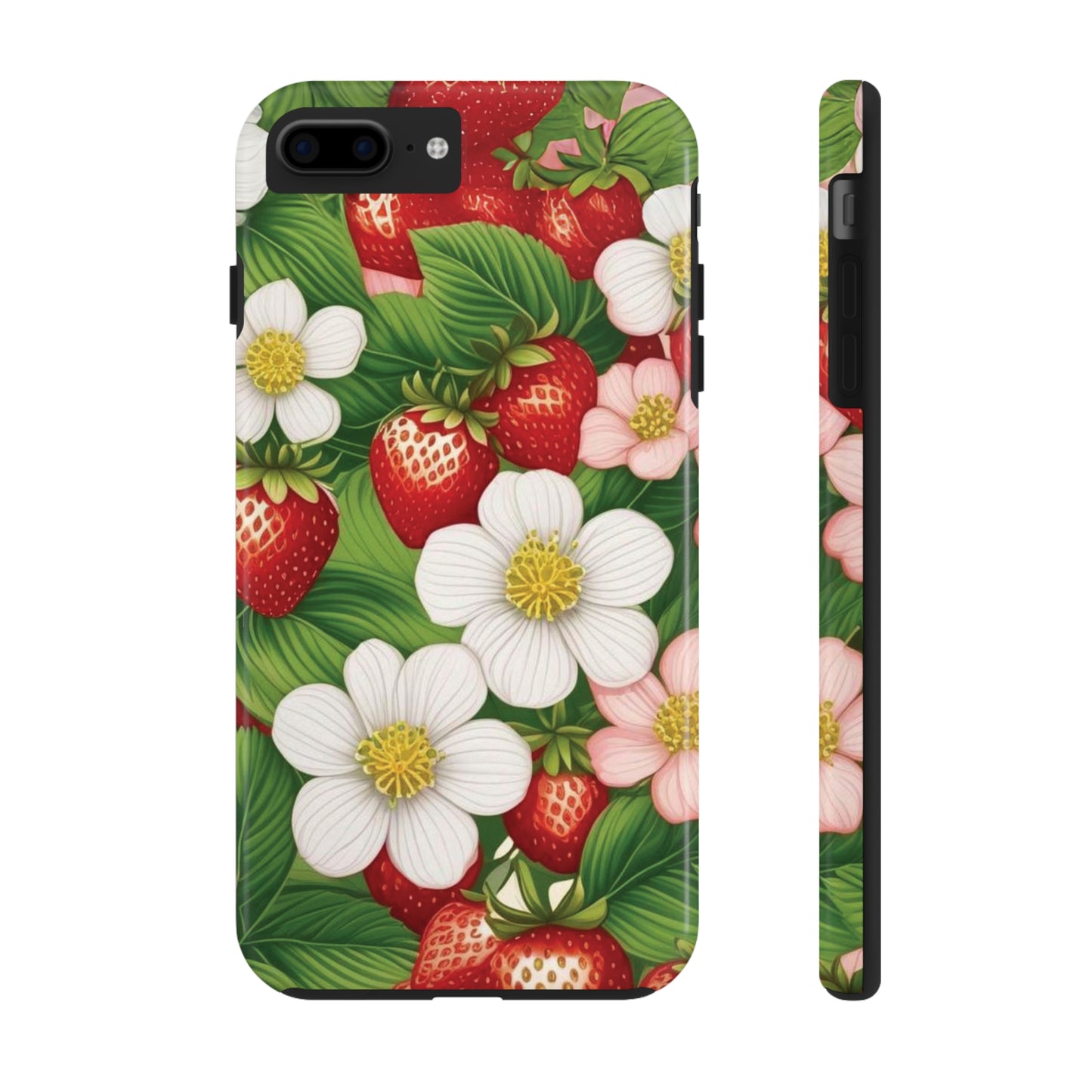 Tough Phone Cases in Strawberry Dreams Pattern
