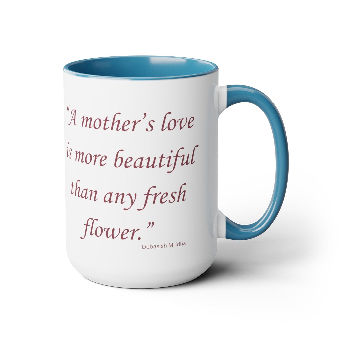 Mother's Love Two-Tone Coffee Mugs, 15oz