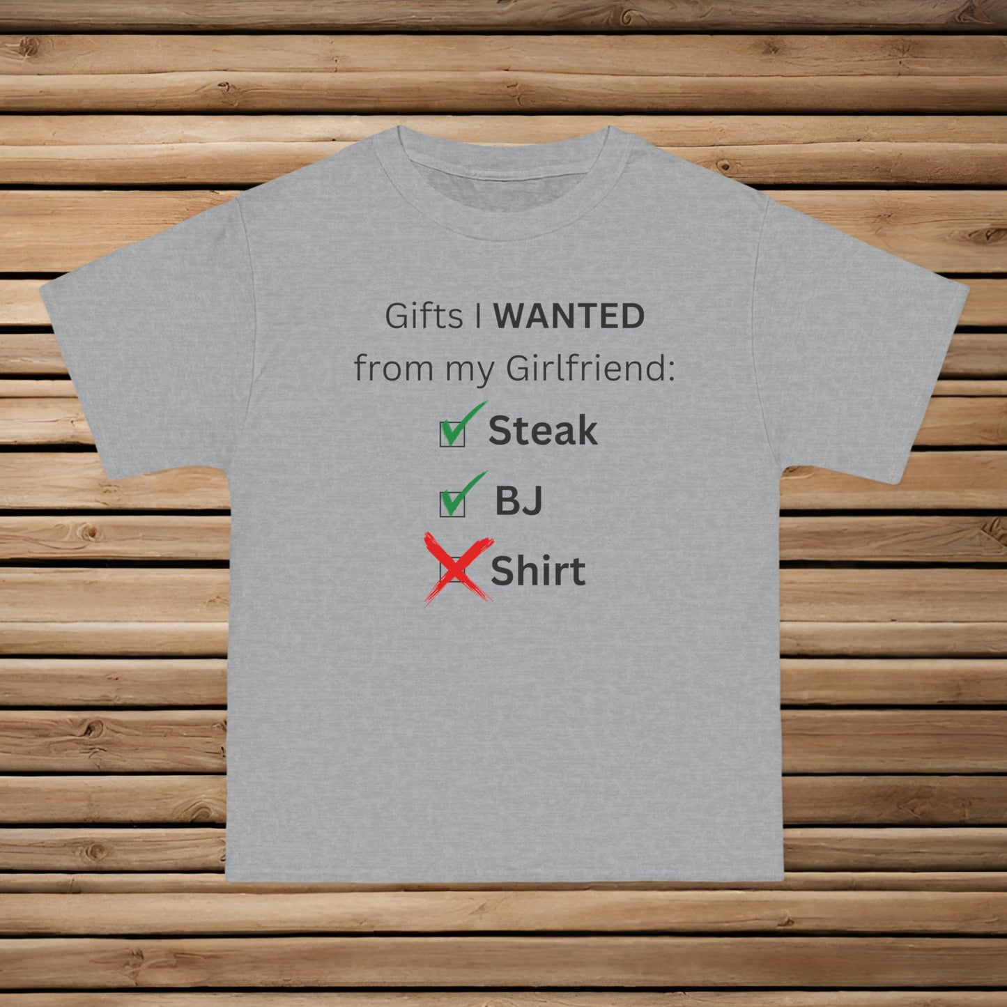 Gift Checklist for Boyfriend from Her Beefy-T® Short-Sleeve T-Shirt