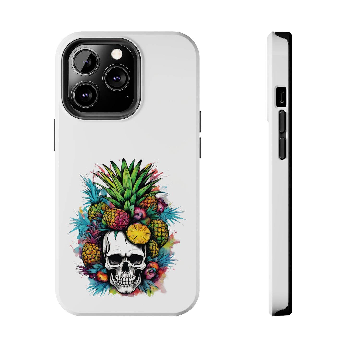 Colorful Mamba Skull Design Tough Phone Cases