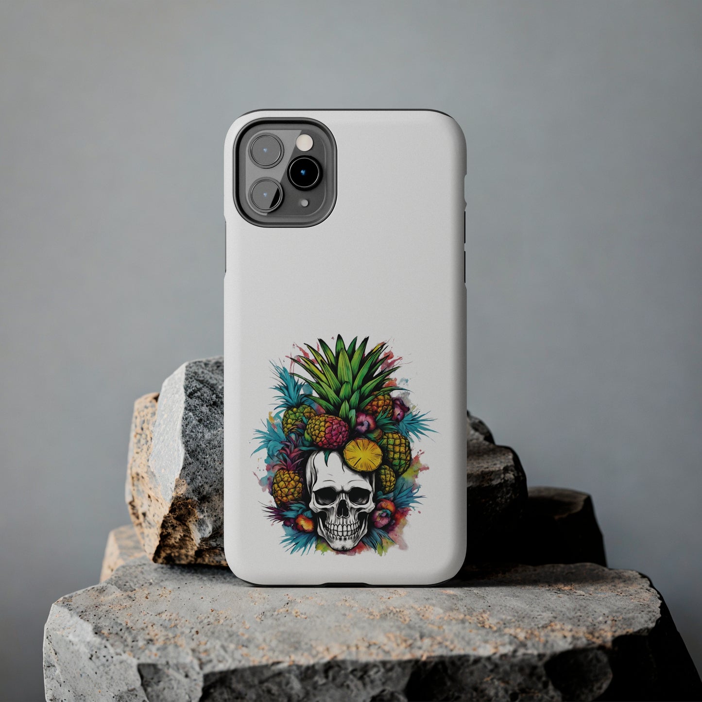 Colorful Mamba Skull Design Tough Phone Cases