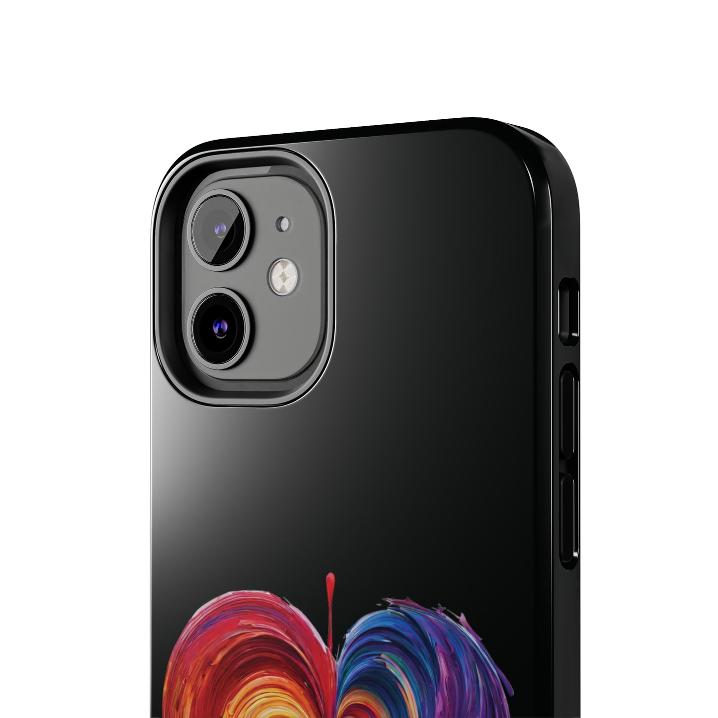Heart Bleeding Colors Design Tough Phone Cases