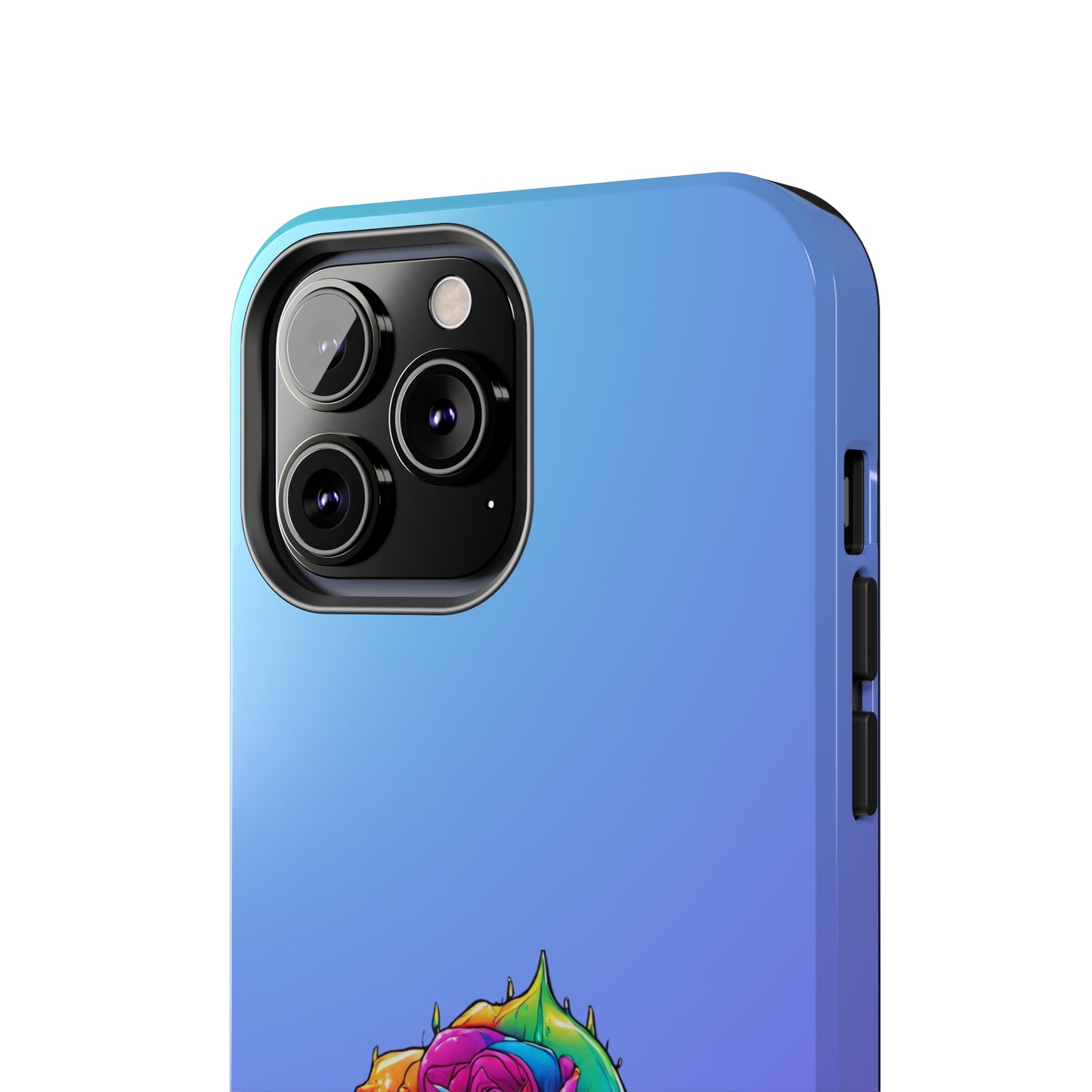 Rose Bleeding Colors Tough Phone Cases