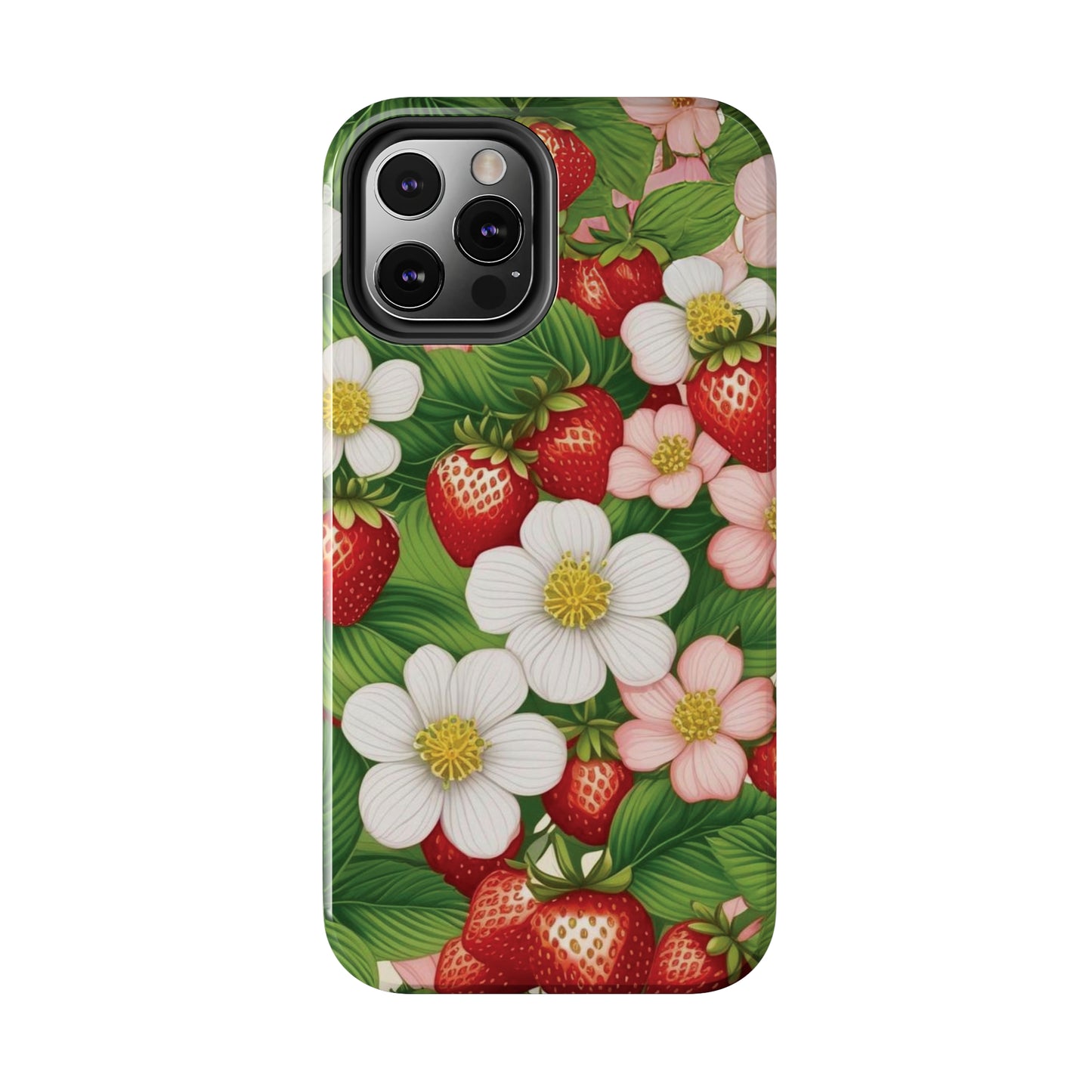 Tough Phone Cases in Strawberry Dreams Pattern