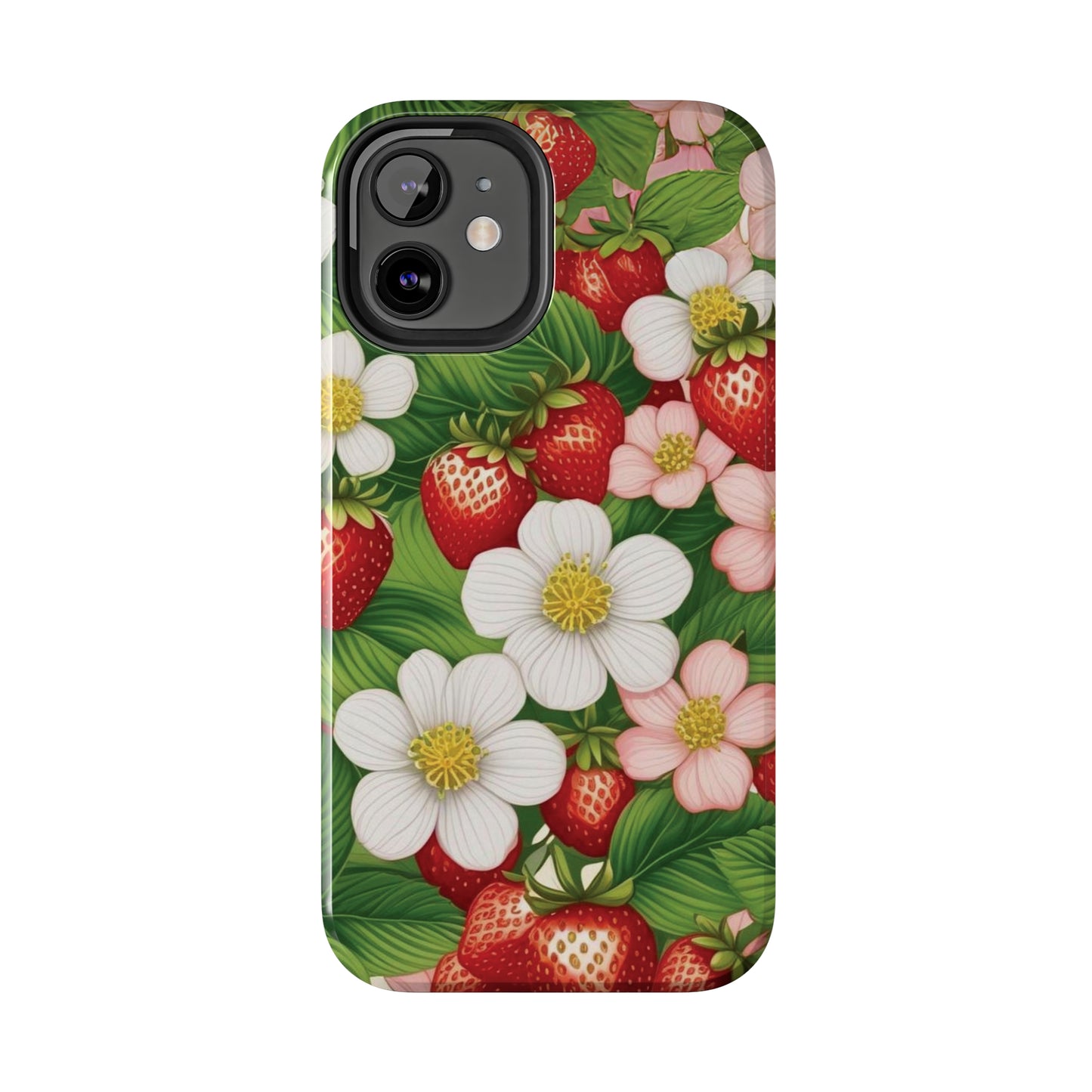 Tough Phone Cases in Strawberry Dreams Pattern