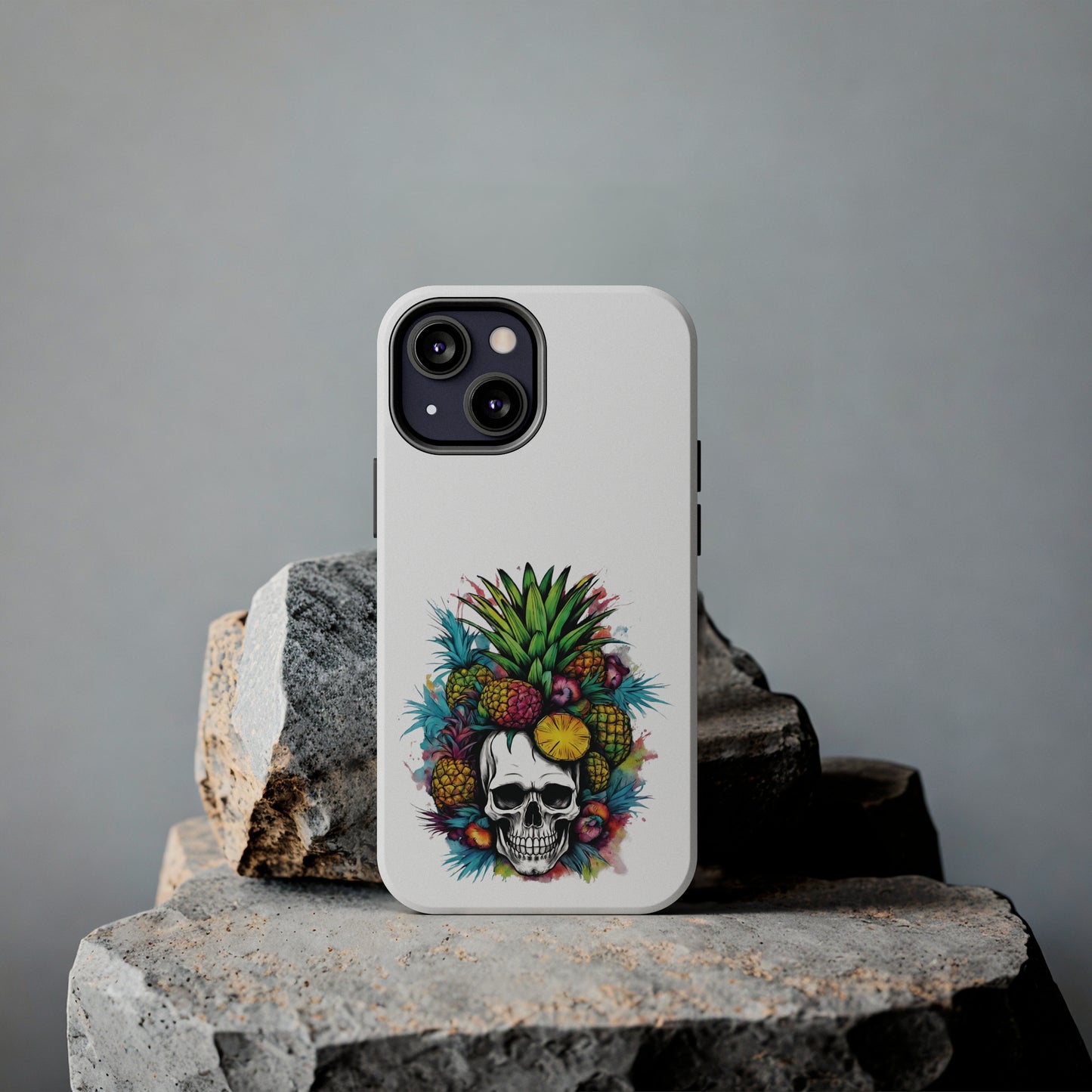 Colorful Mamba Skull Design Tough Phone Cases