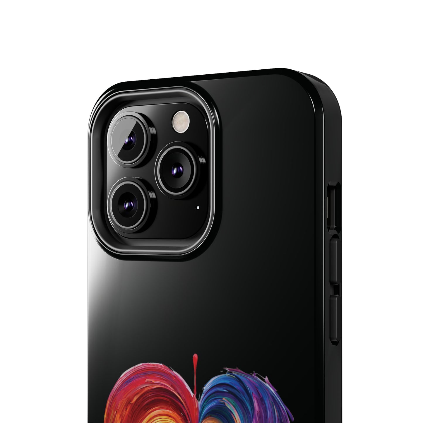 Heart Bleeding Colors Design Tough Phone Cases