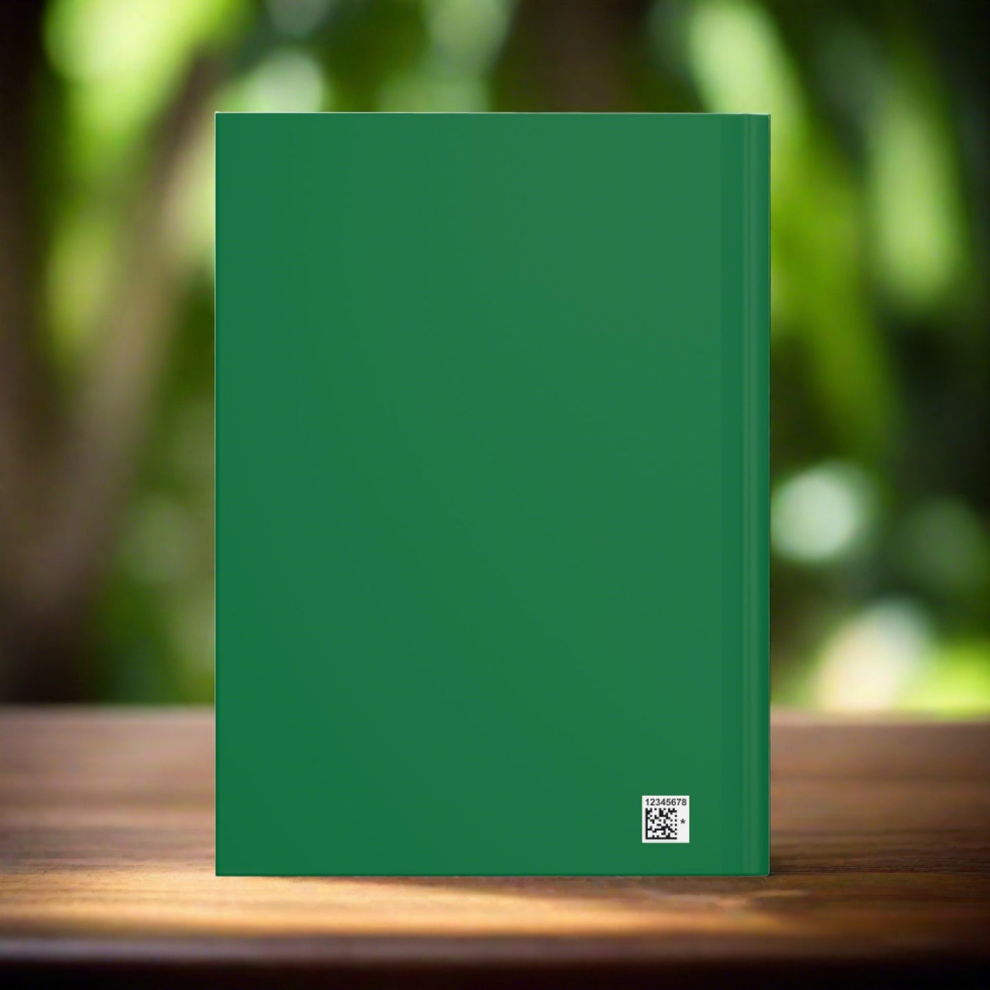 Colorful Pineapple Skull on Dark Green Hardcover Journal Matte