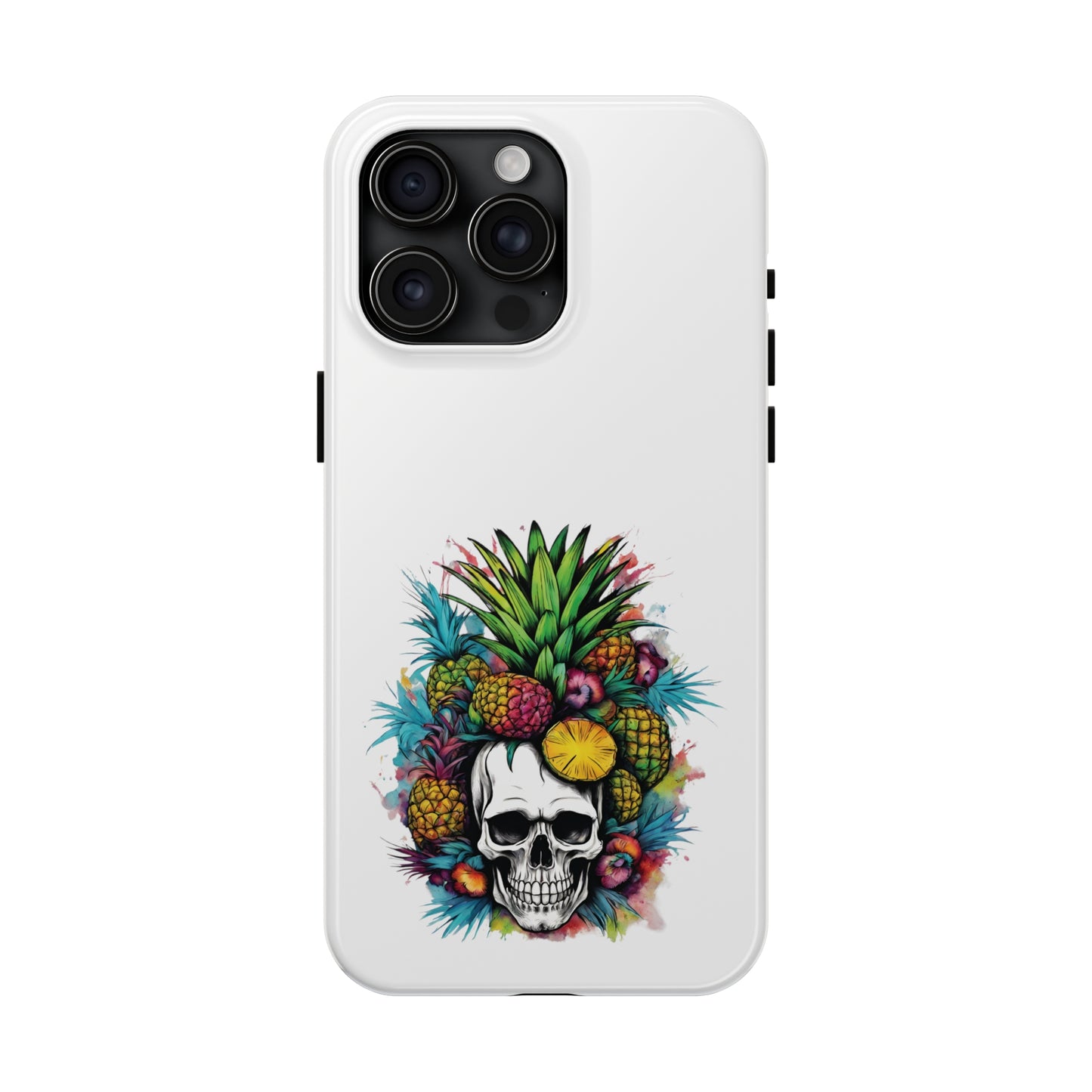 Colorful Mamba Skull Design Tough Phone Cases