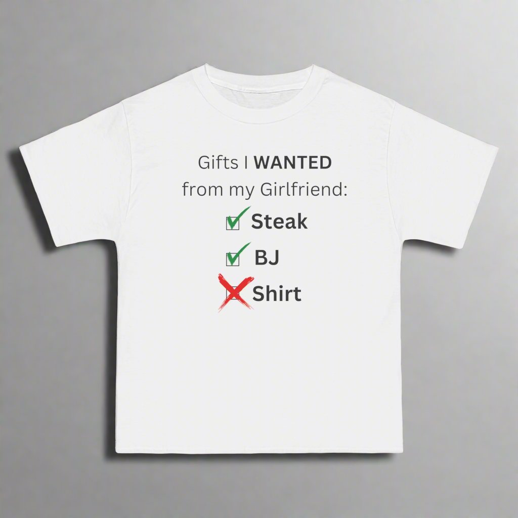 Gift Checklist for Boyfriend from Her Beefy-T® Short-Sleeve T-Shirt