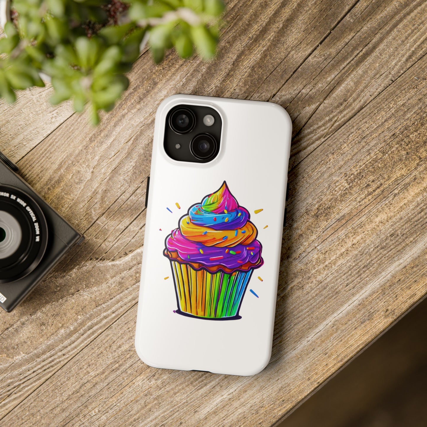 Neon Cupcake Tough Phone Cases