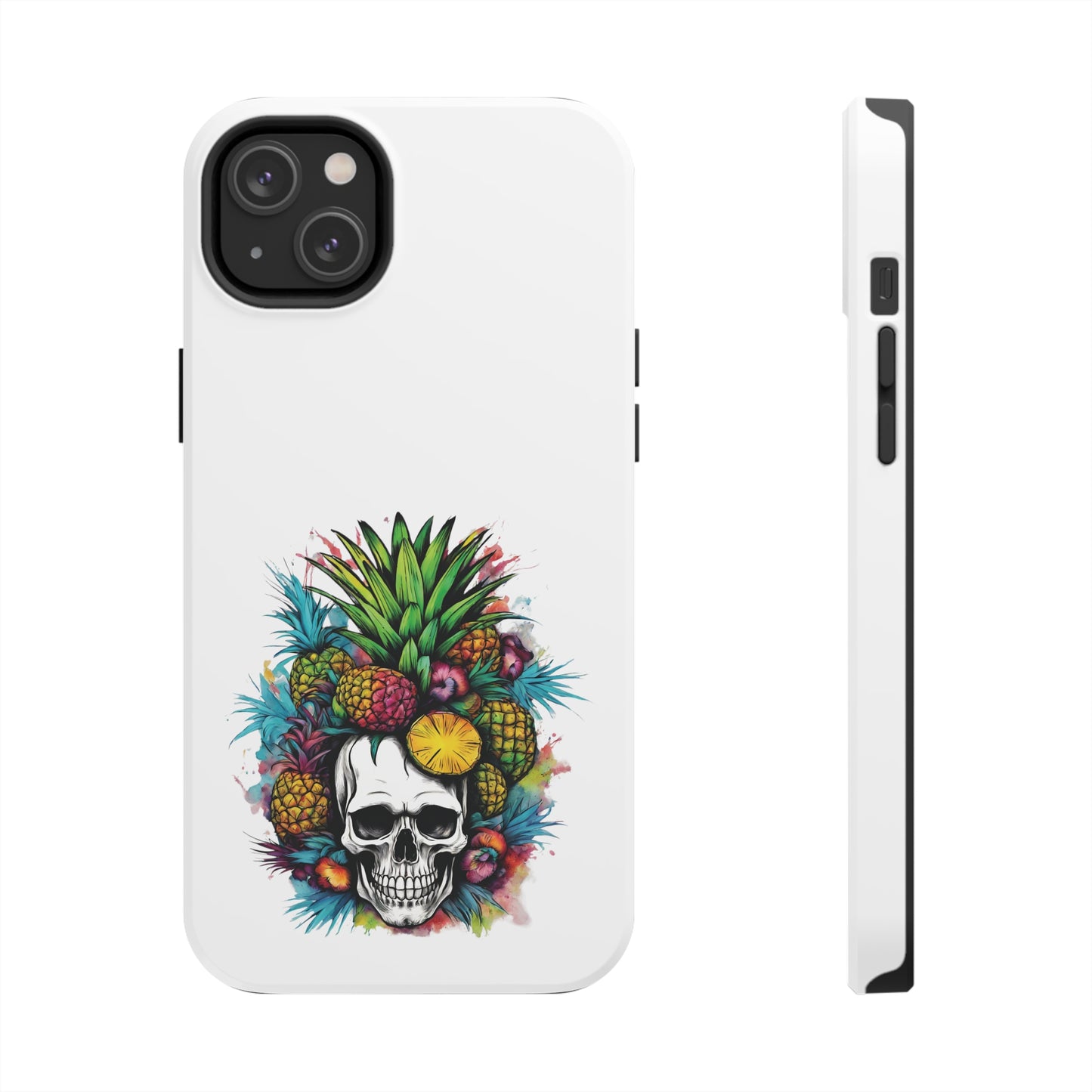 Colorful Mamba Skull Design Tough Phone Cases