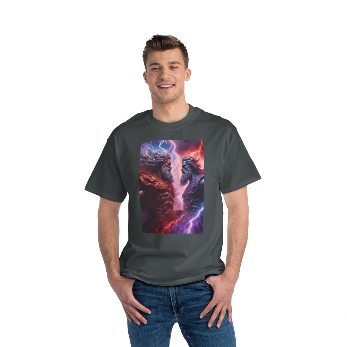 Zeus vs Odin Beefy-T® Short-Sleeve T-Shirt