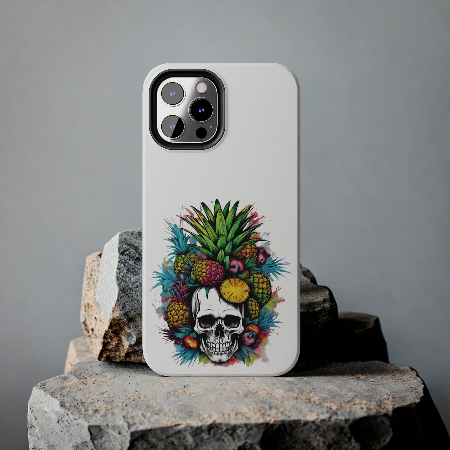Colorful Mamba Skull Design Tough Phone Cases
