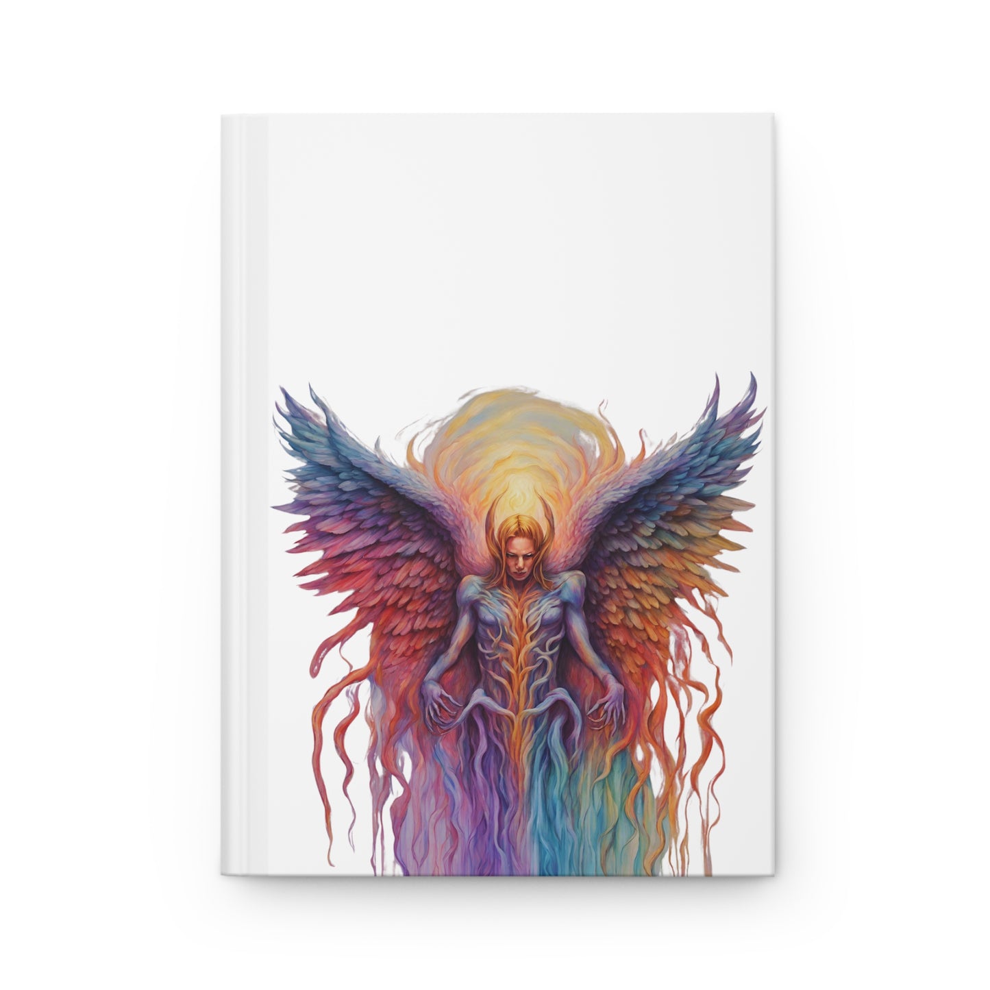 Angel on White Hardcover Journal Matte