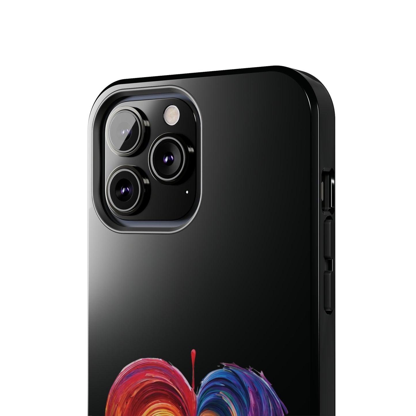 Heart Bleeding Colors Design Tough Phone Cases