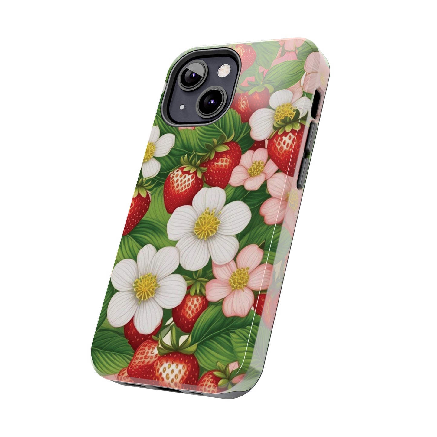 Tough Phone Cases in Strawberry Dreams Pattern