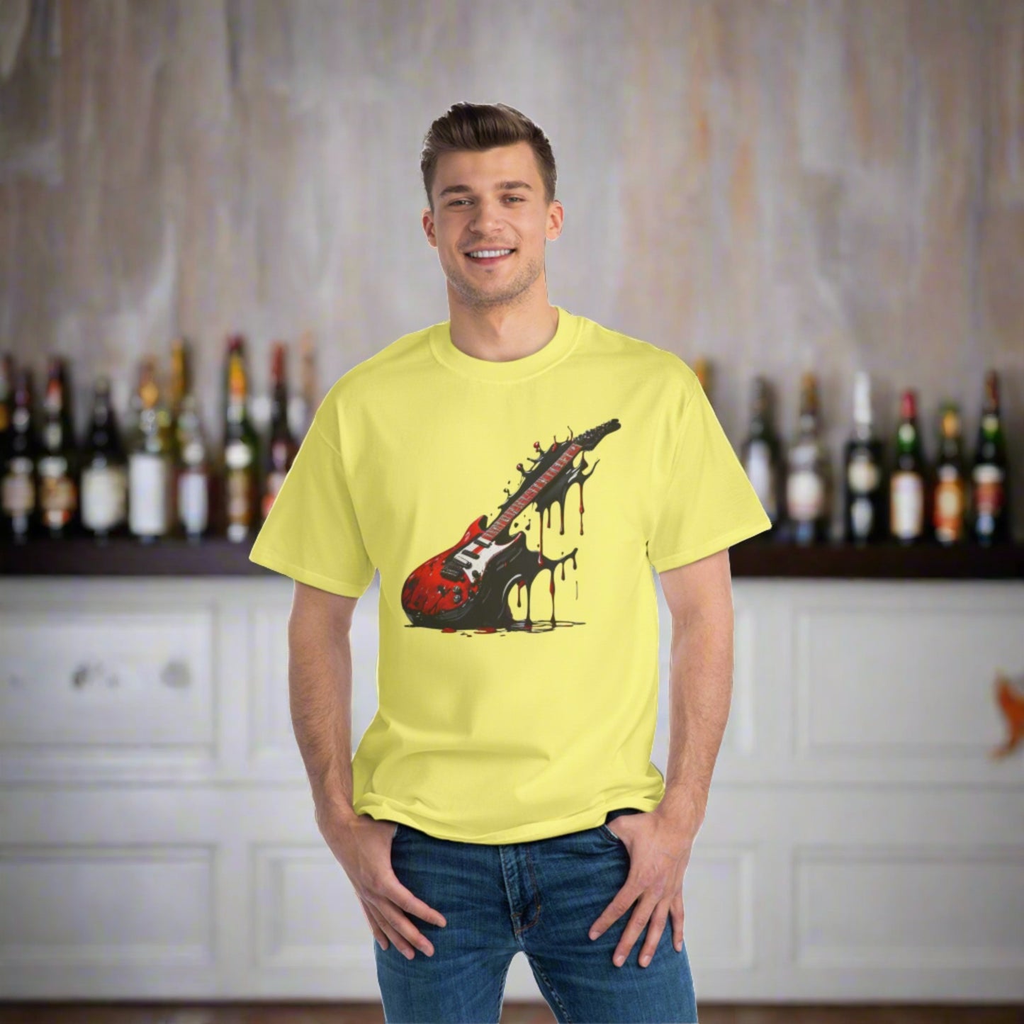 Splattered Guitar Beefy-T® Short-Sleeve T-Shirt