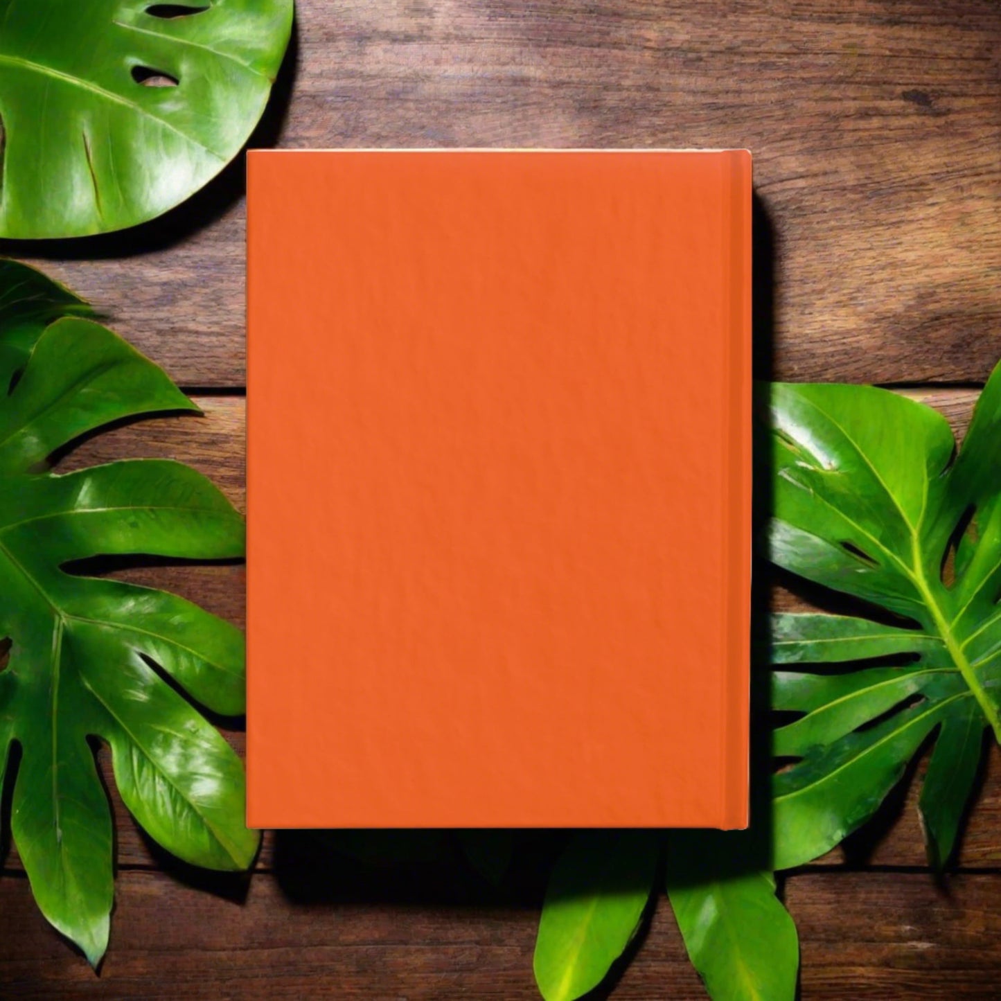 Colorful Mamba Skull on Orange Journal - Blank