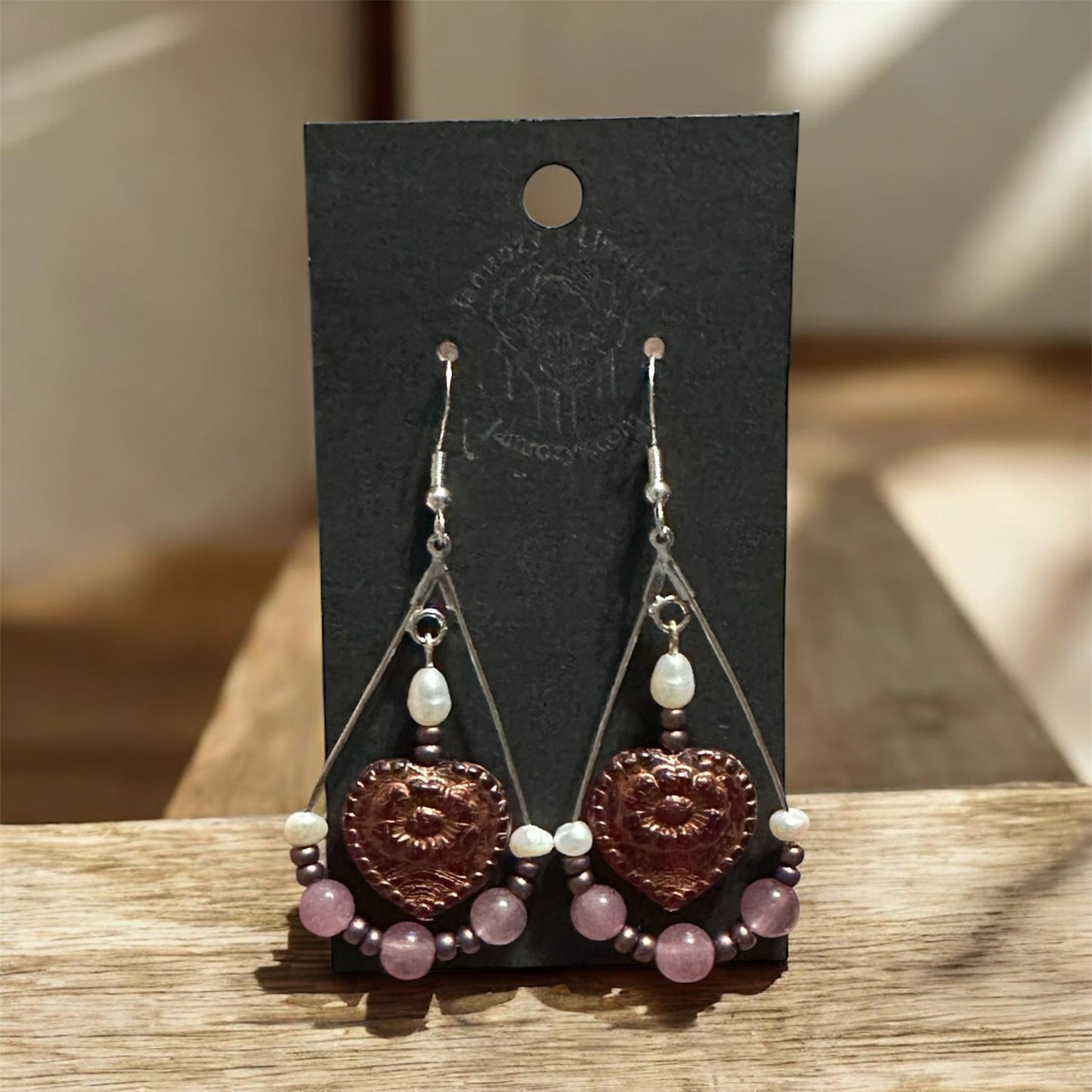 Veil of Quartz & Pearl Earrings