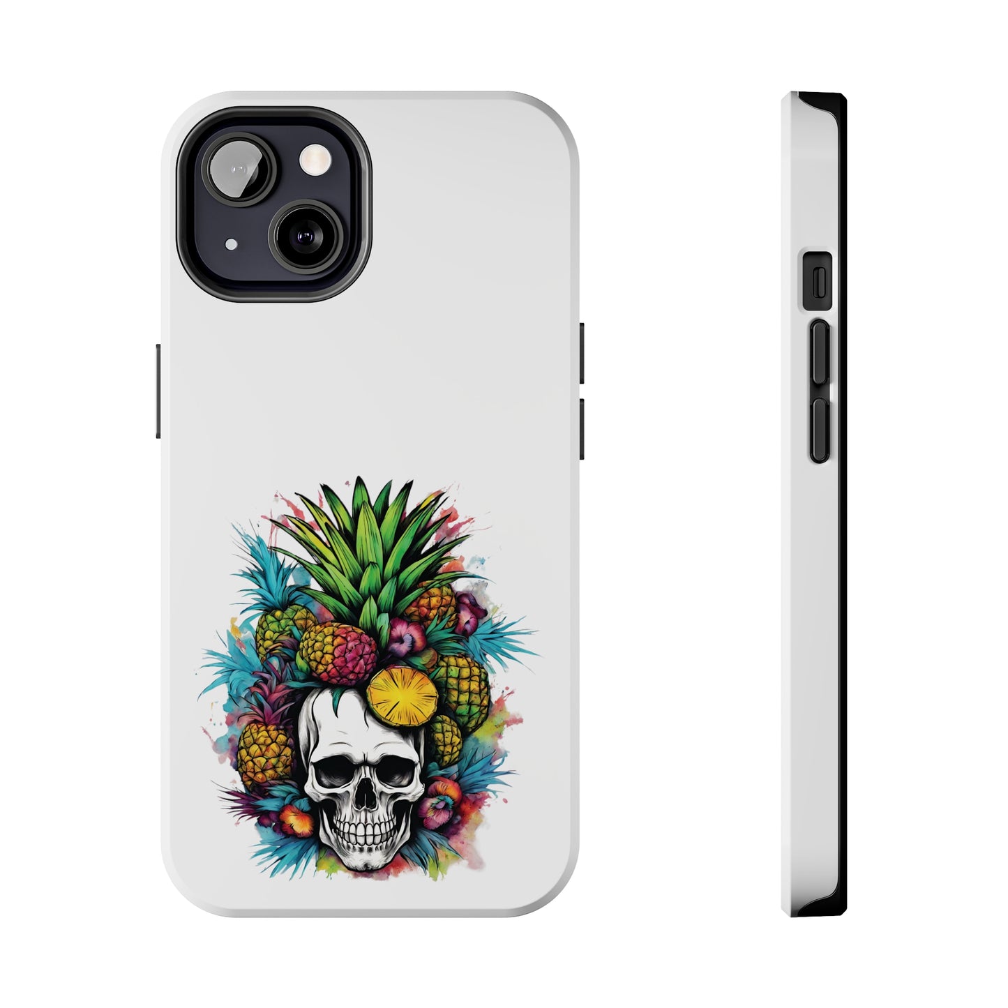 Colorful Mamba Skull Design Tough Phone Cases