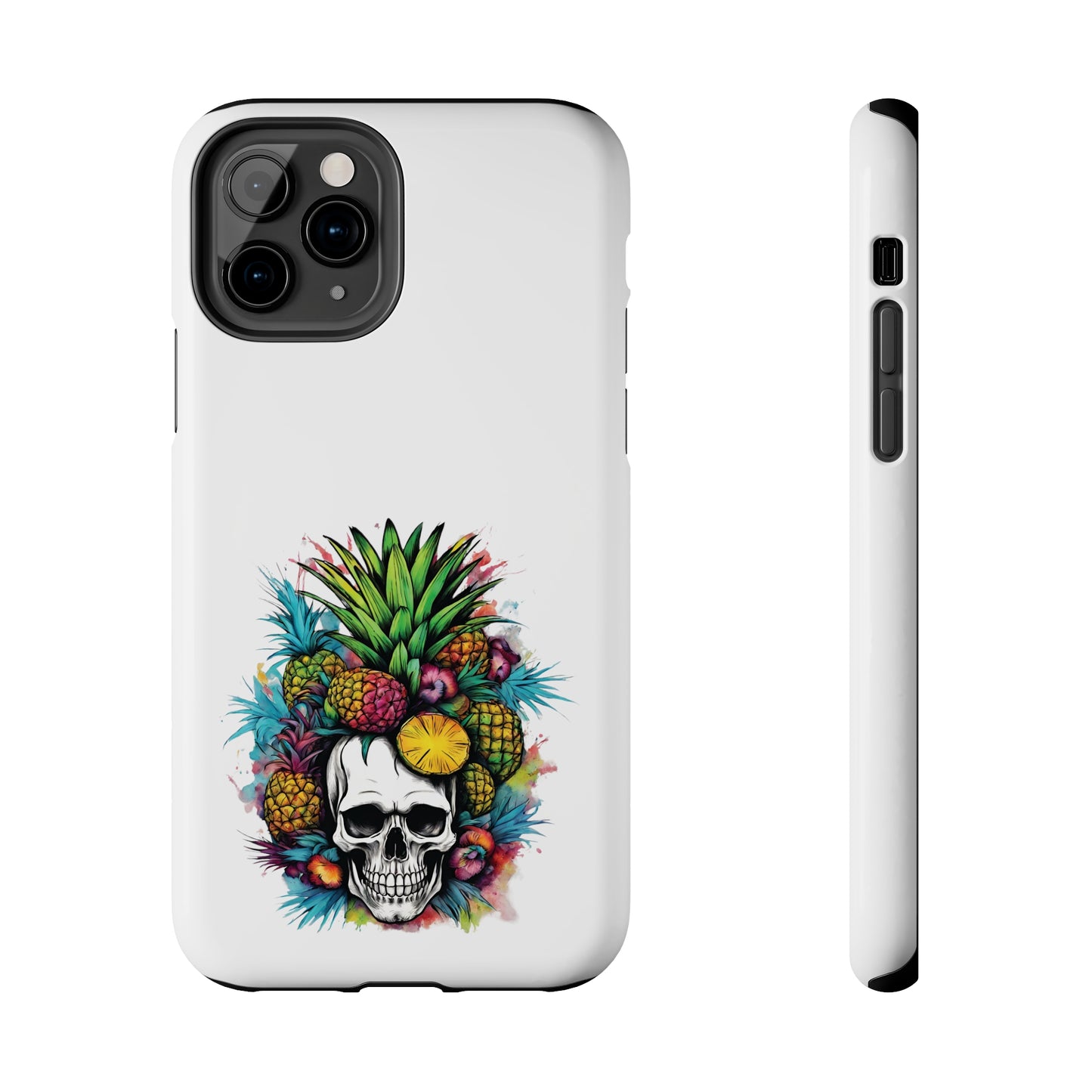 Colorful Mamba Skull Design Tough Phone Cases