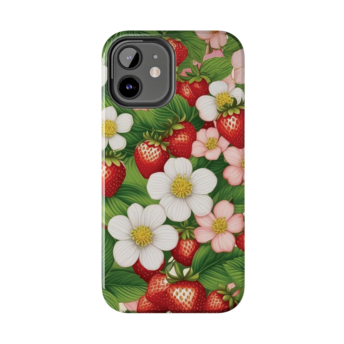 Tough Phone Cases in Strawberry Dreams Pattern